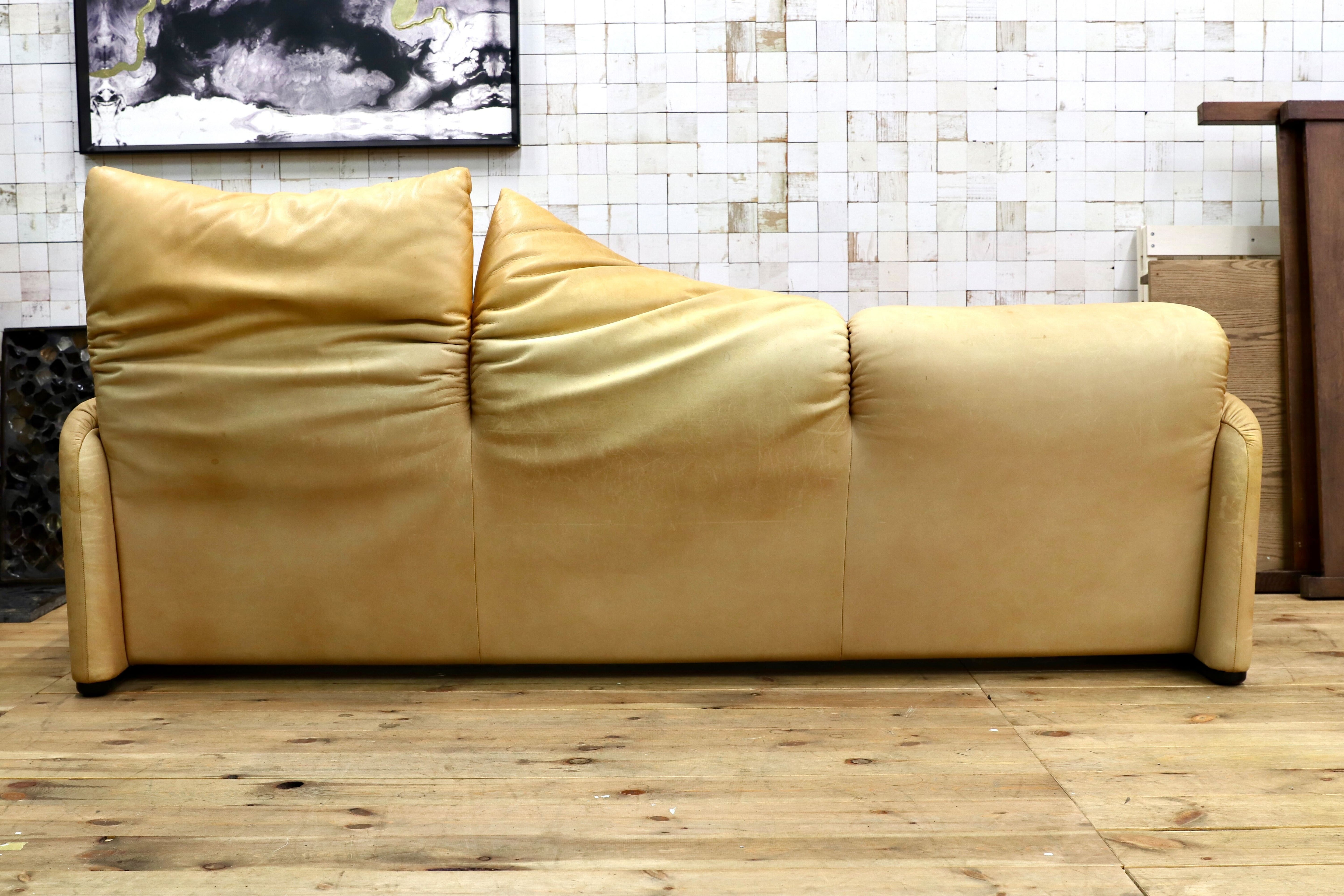 GMIO231○Cassina / カッシーナ MARALUNGA マラルンガ 675 3人掛けソファ ヴィコ・マジストレッティ イタリアモダン 最高峰 定価約342万