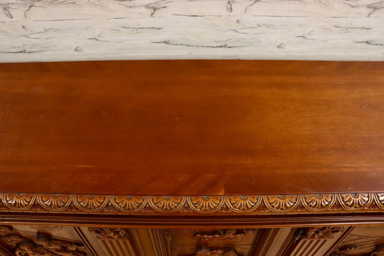 GMIS218○RIO FURNITURE / リオファニチャー イタリア製 最高級 サイドボード リビングボード ロココ クラシック アンティーク 約150万