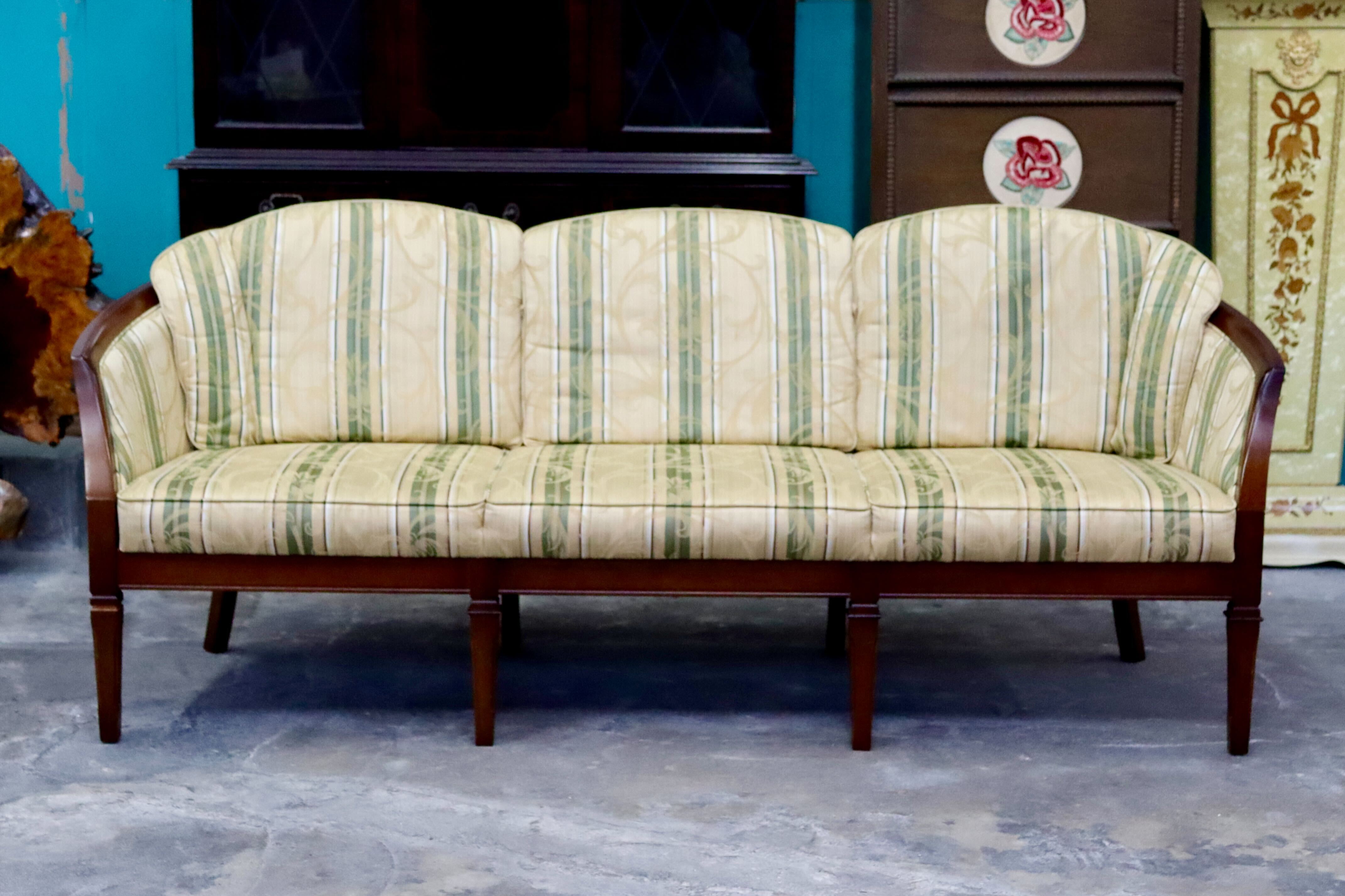 GMIK592○maruni / マルニ ニースⅡ 地中海 3人掛けソファ トリプルソファ 長椅子 ファブリック ヨーロピアン クラシック 定価約32万