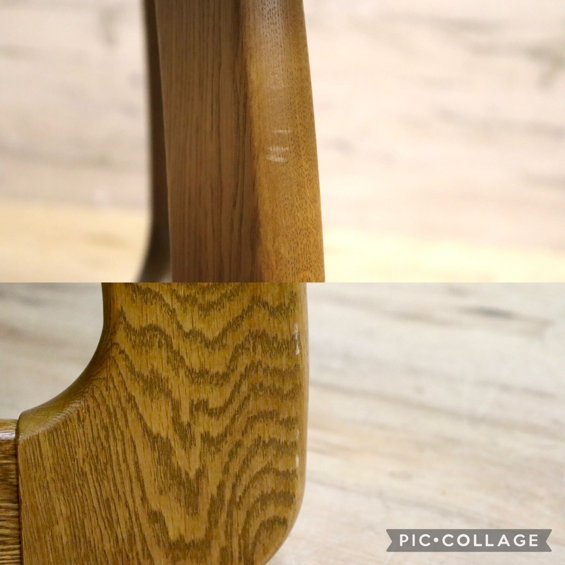 GMHH280○浜本工芸 / HAMAMOTO センターテーブル リビングテーブル ローテーブル 楢材 無垢 和モダン 定価約10.5万 美品