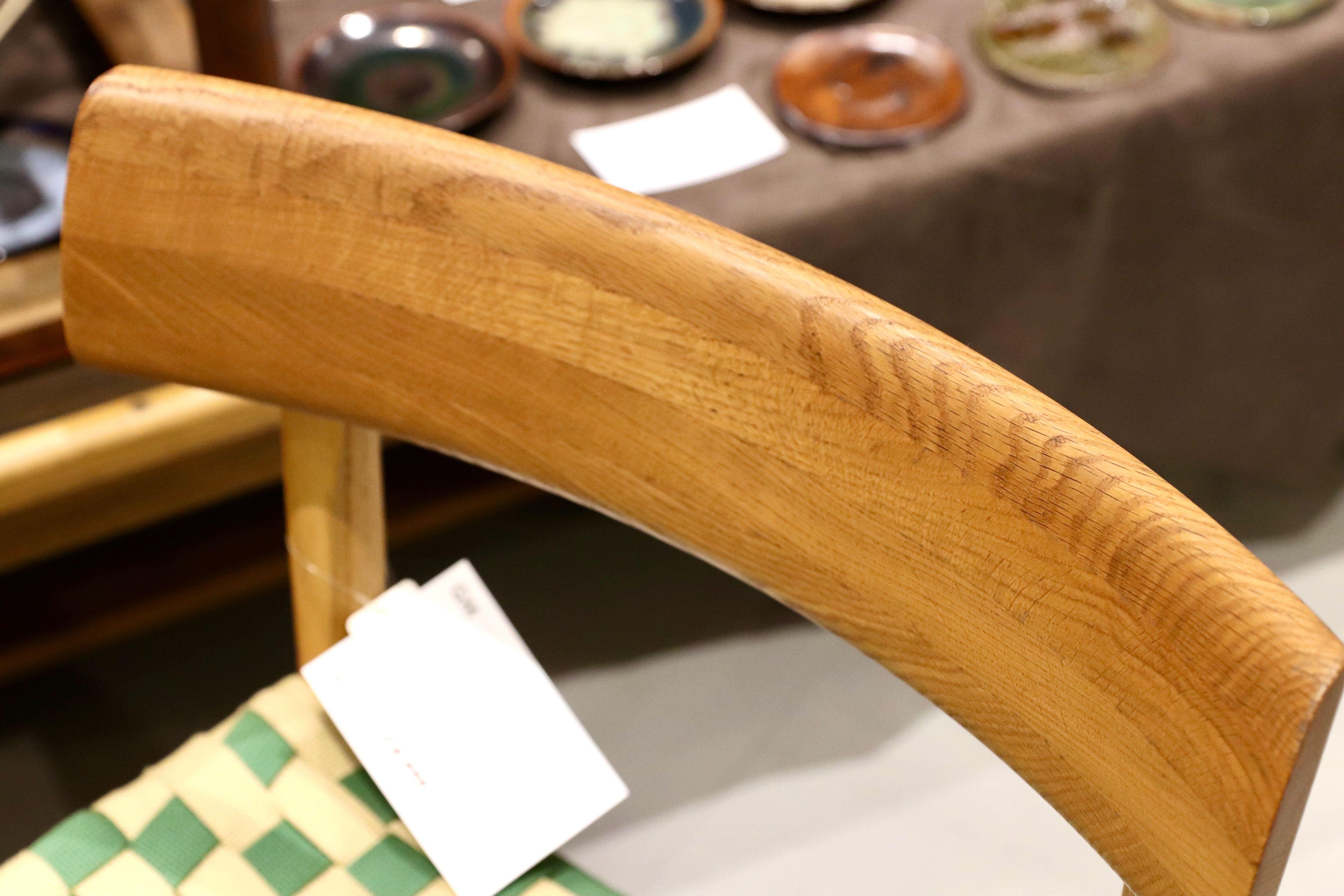 GMIS292○広松木工 / HIROMATSU FURNITURE シェーカー SHAKER チェア キッズチェア サイドチェア オーク材 テープ 展示品