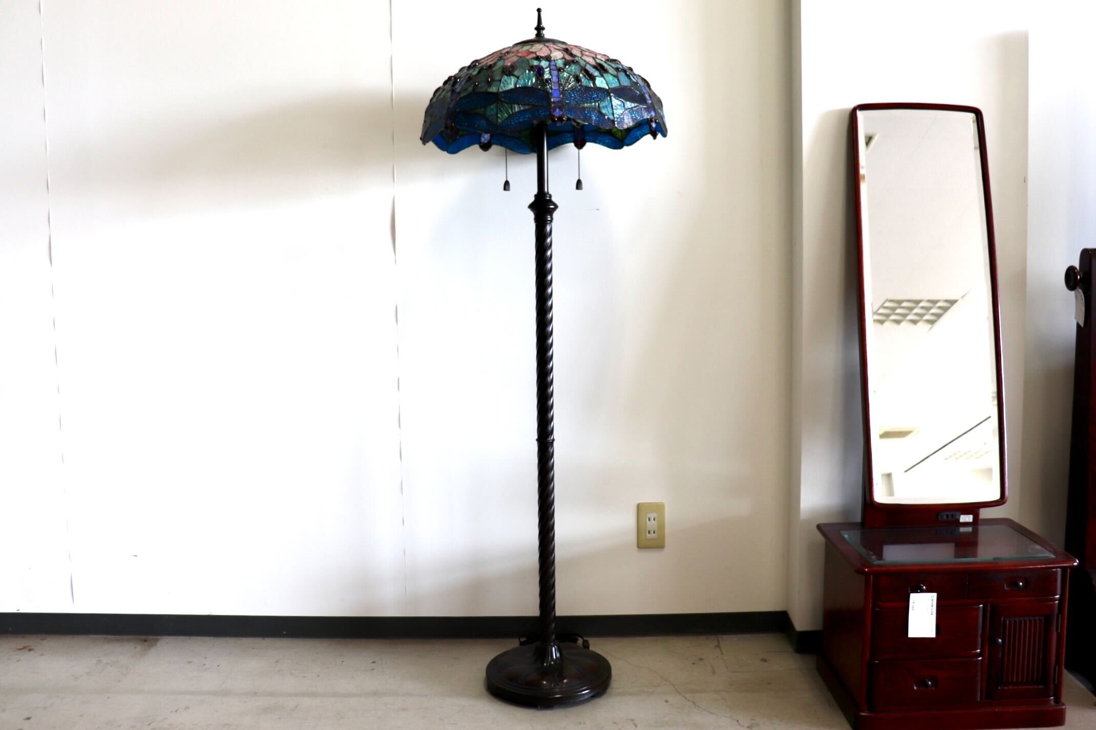 GMIO292A○照明 ステンドグラス フロアライトランプ アンティーク クラシック レトロ ※発送不可