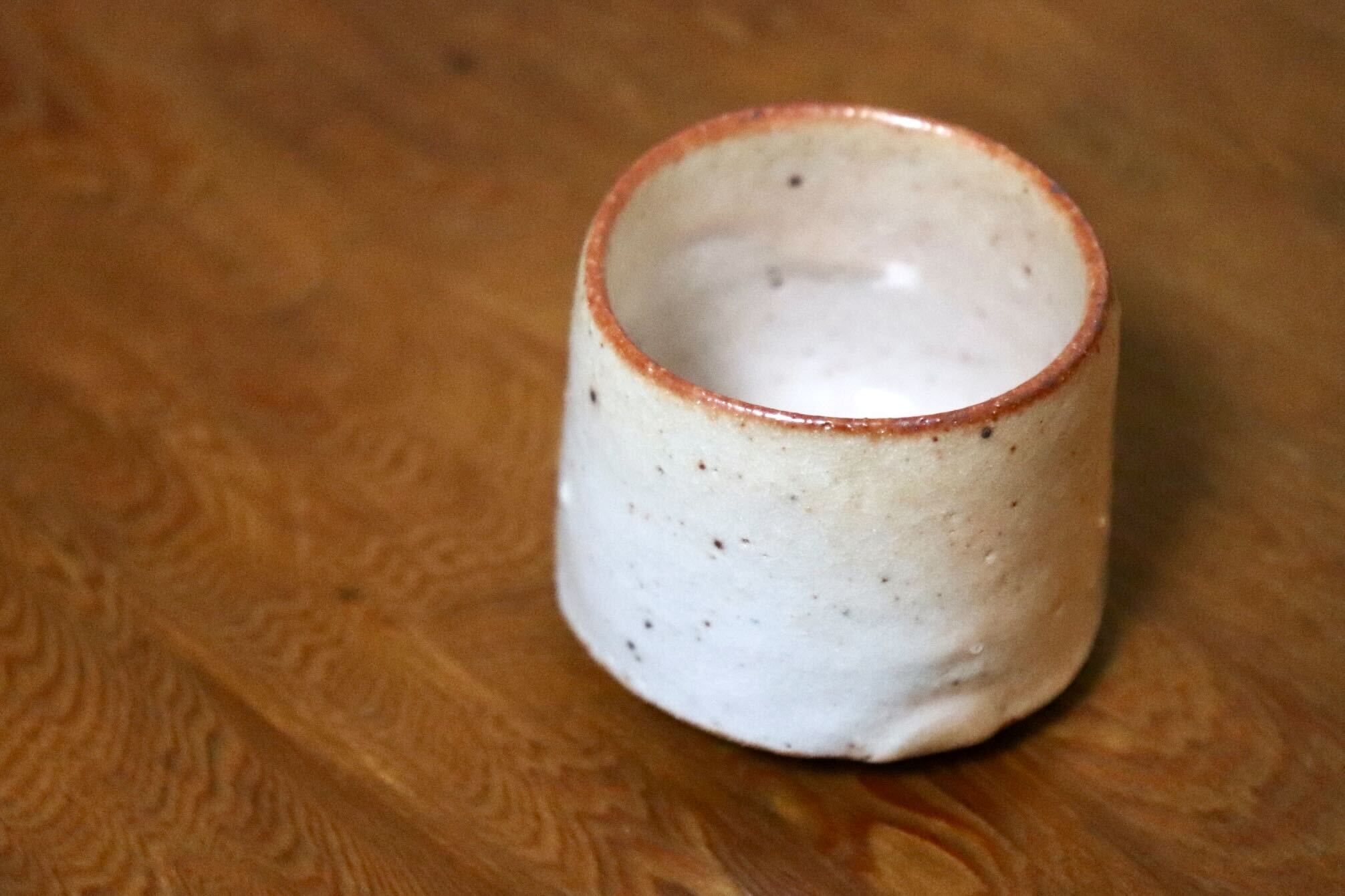 GMIO437A○千代市陶房 清水万佐年 丹波焼 ぐい呑み 酒器 陶器 丹波篠山 伝統工芸 未使用