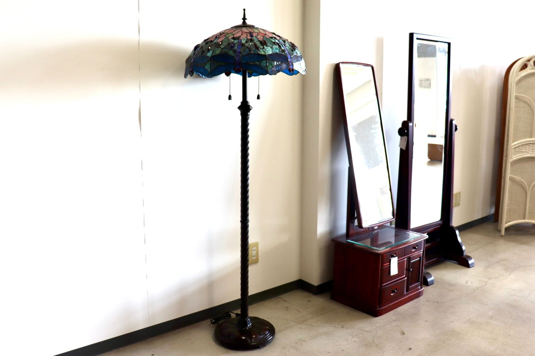 GMIO292A○照明 ステンドグラス フロアライトランプ アンティーク クラシック レトロ ※発送不可