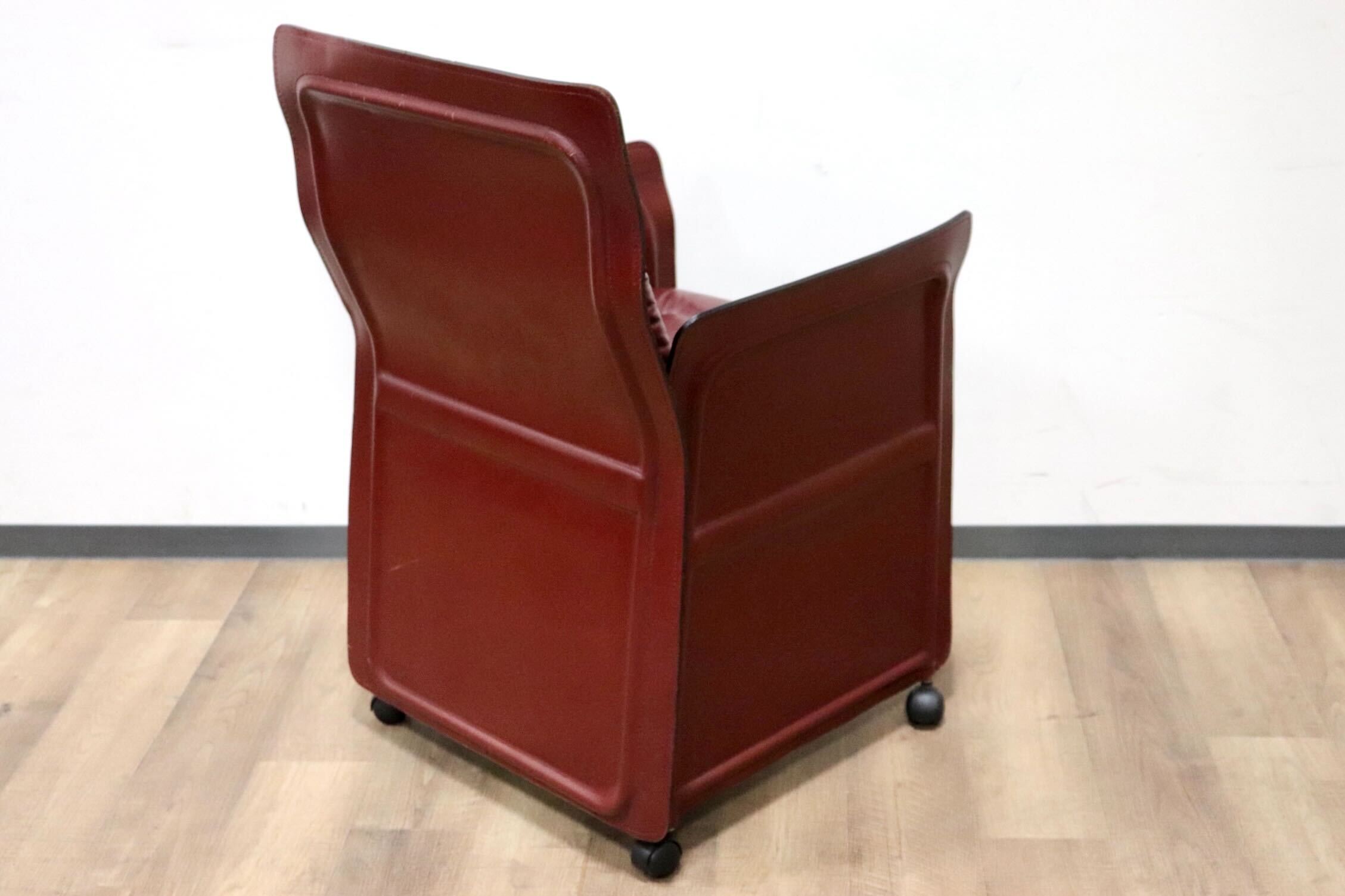 GMGK540C○i4Mariani / クアトロマリアーニ メトーラ イタリア製 ラウンジチェア エグゼクティブチェア 総革 約33万 検)カッシーナ B&B