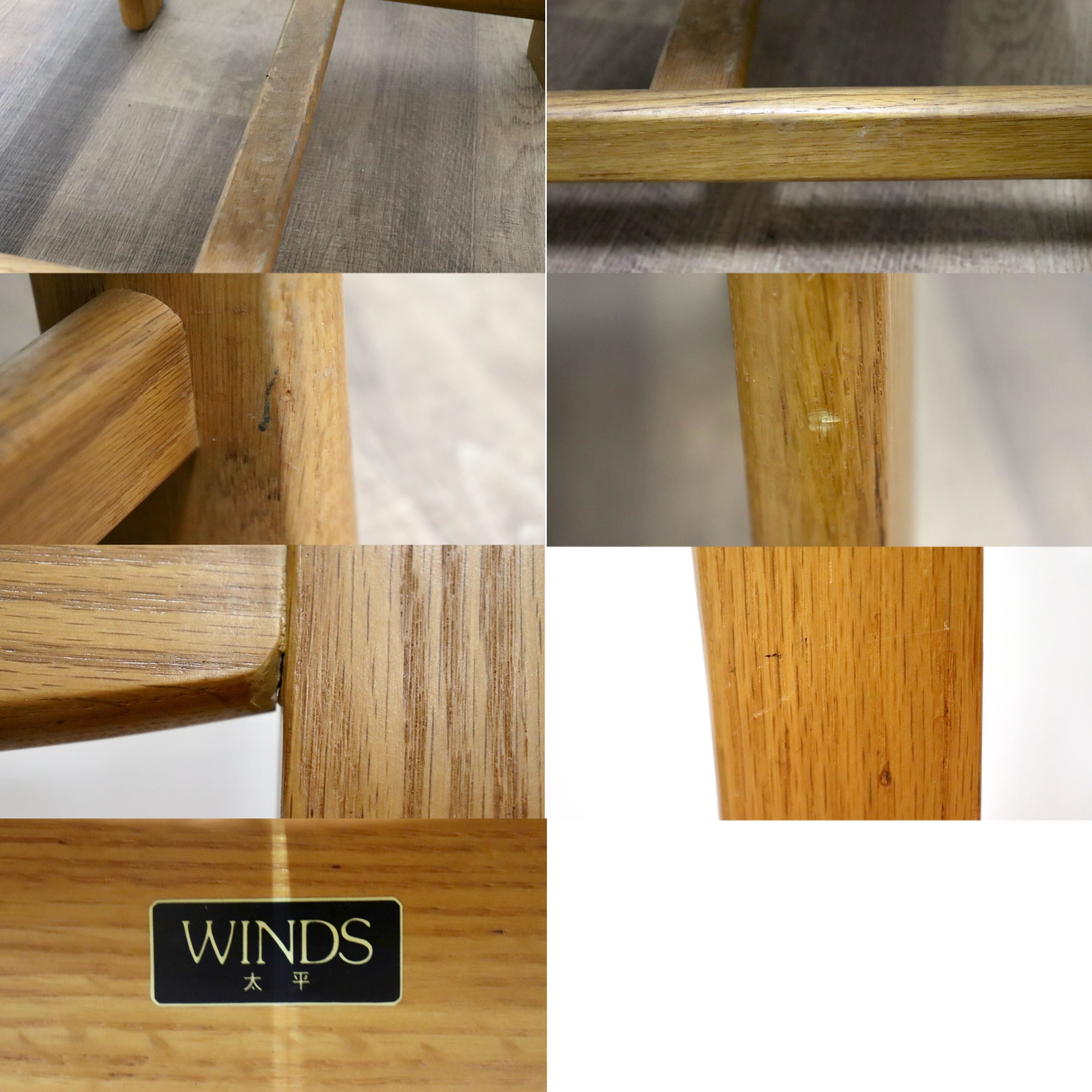 GMHK221A○TAIHEI / 太平産業 WINDS ダイニングチェア 食卓椅子 アームレスチェア オーク材 無垢 ナチュラル モダン カントリー 飛騨家具