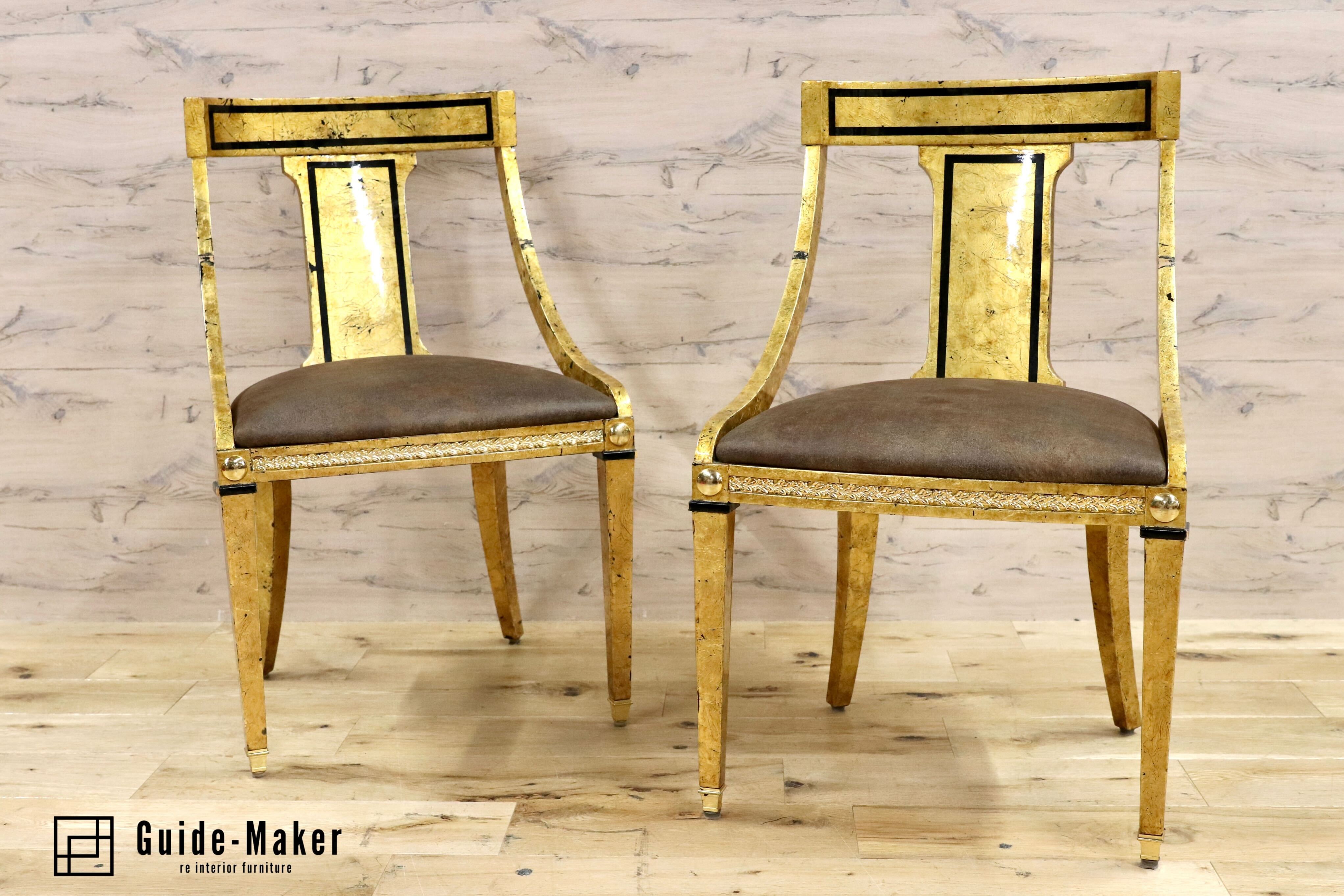 GMFK820A○MARINER / マリネール ダイニングチェア 椅子 2脚セット スペイン最高峰 クラシック ラグジュアリー モダン 約140万 希少