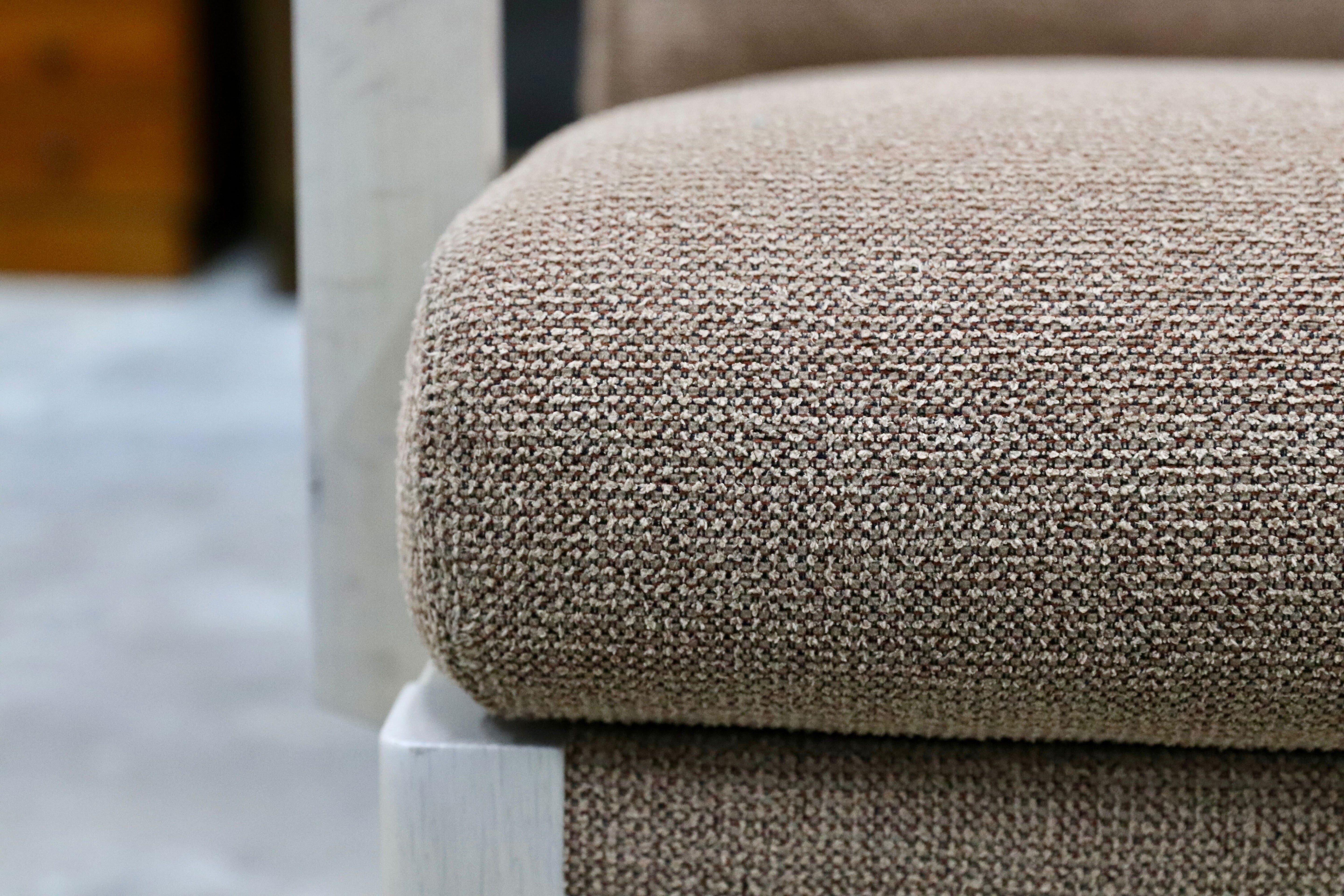 GMIS73○karimoku / カリモク WU45 3人掛けソファ トリプルソファ ファブリック オーク材