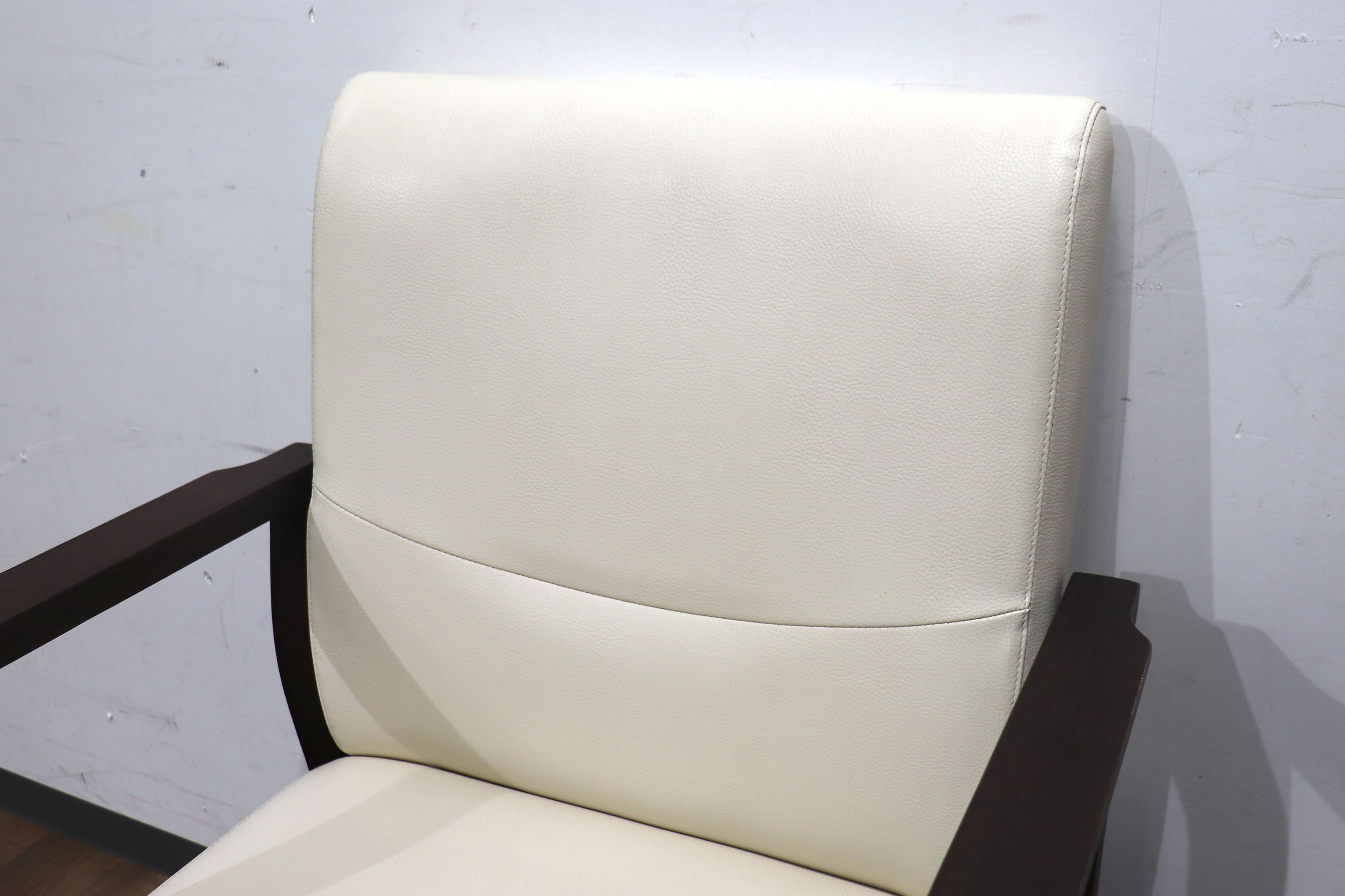 GMHN244C○karimoku / カリモク Direttore ディレトーレ リクライニングチェア ダイニングチェア アームチェア 合皮 国産家具