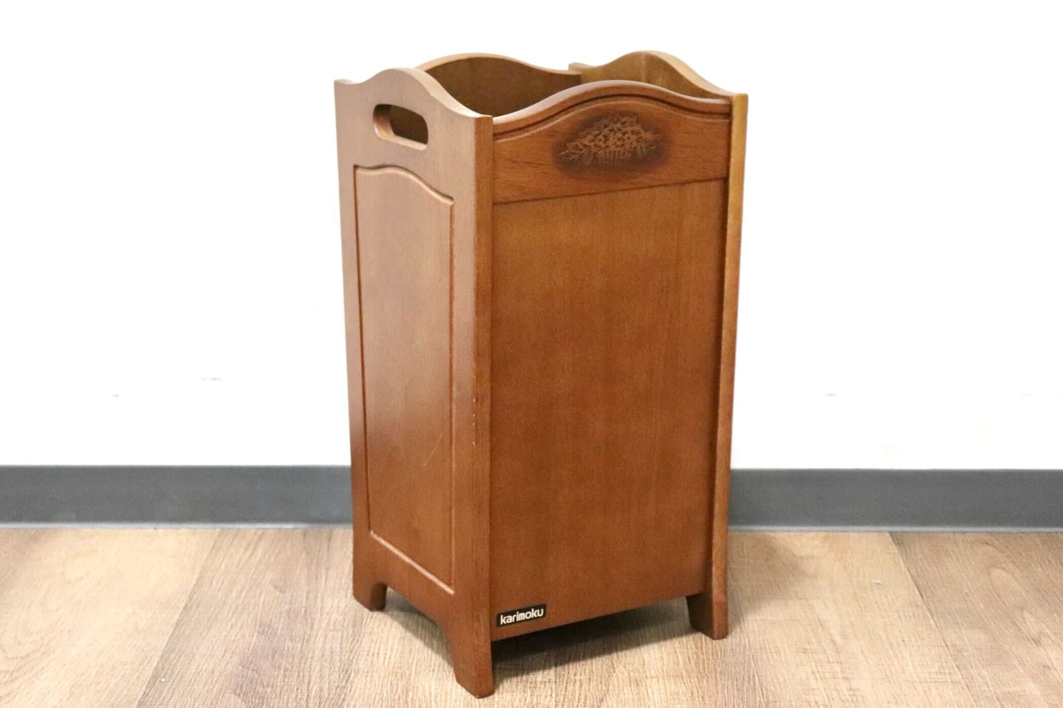 GMHN140COkarimoku /カリモク アンブレラスタンド 傘立て 傘収納 玄関収納 エントランス 木製 レトロ ヴィンテージ オールドカリモク