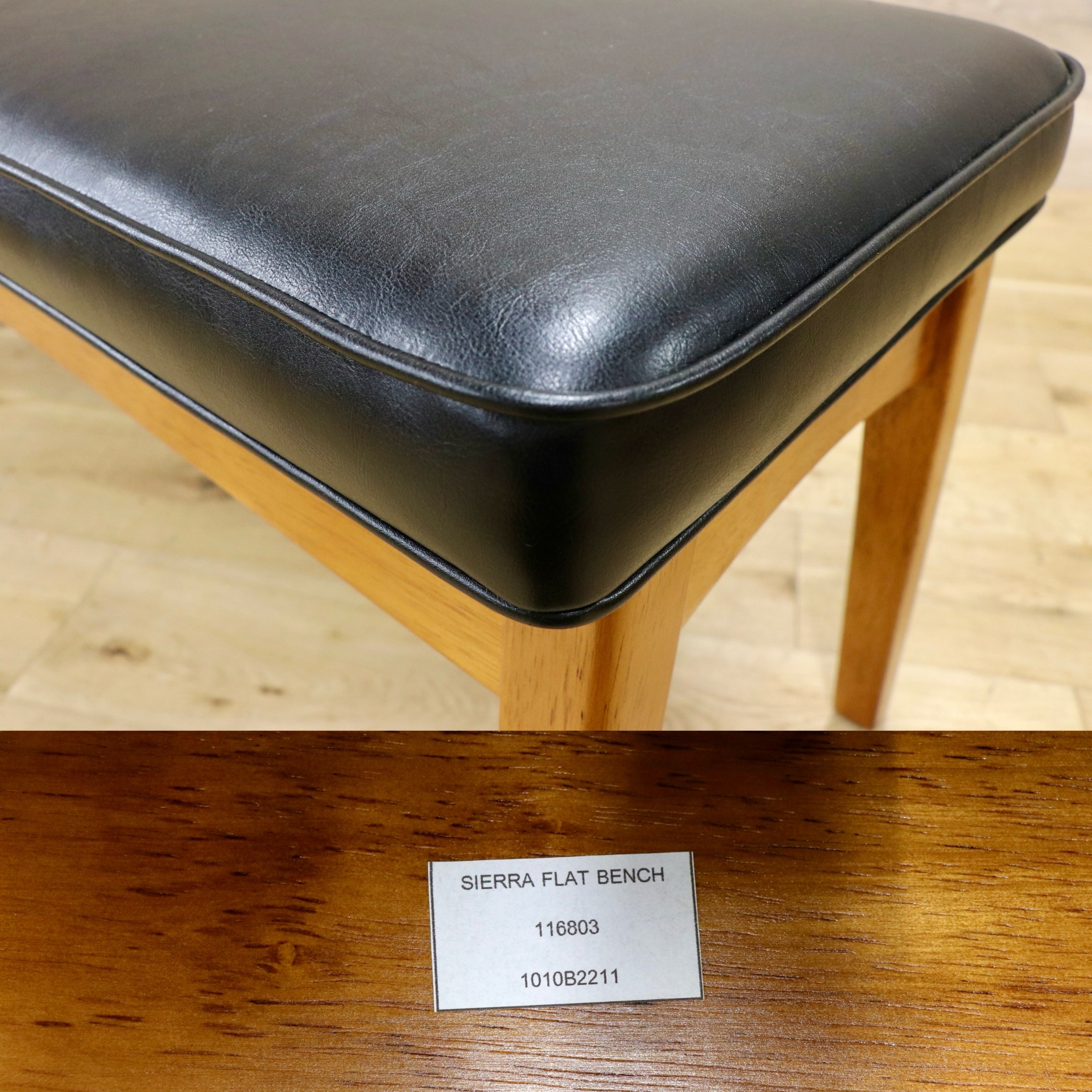GMJH268○ACME FURNITURE / アクメファニチャー SIERRA FLAT BENCH シエラ フラットベンチ ダイニングベンチ 椅子 定価約3.8万 展示品