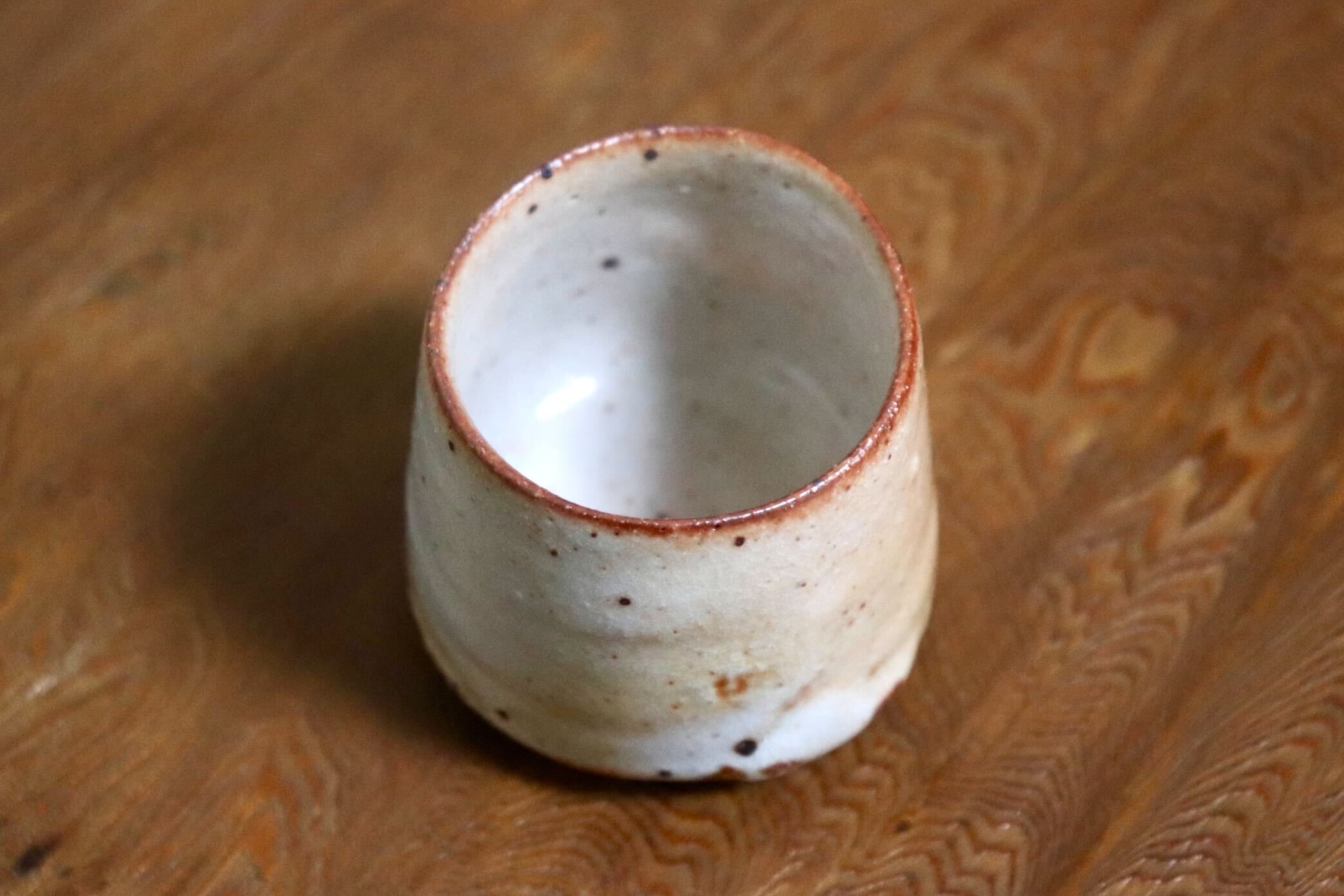 GMIO437B○千代市陶房 清水万佐年 丹波焼 ぐい呑み 酒器 陶器 丹波篠山 伝統工芸 未使用