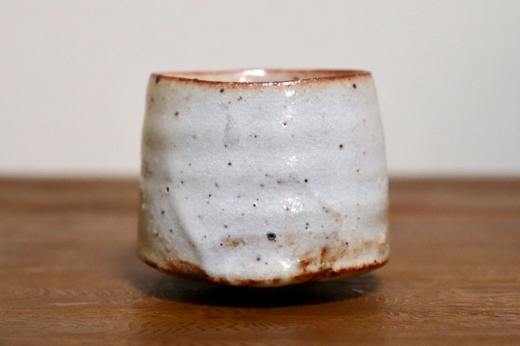 GMIO437B○千代市陶房 清水万佐年 丹波焼 ぐい呑み 酒器 陶器 丹波篠山 伝統工芸 未使用