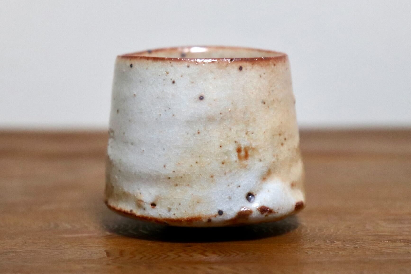 GMIO437B○千代市陶房 清水万佐年 丹波焼 ぐい呑み 酒器 陶器 丹波篠山 伝統工芸 未使用