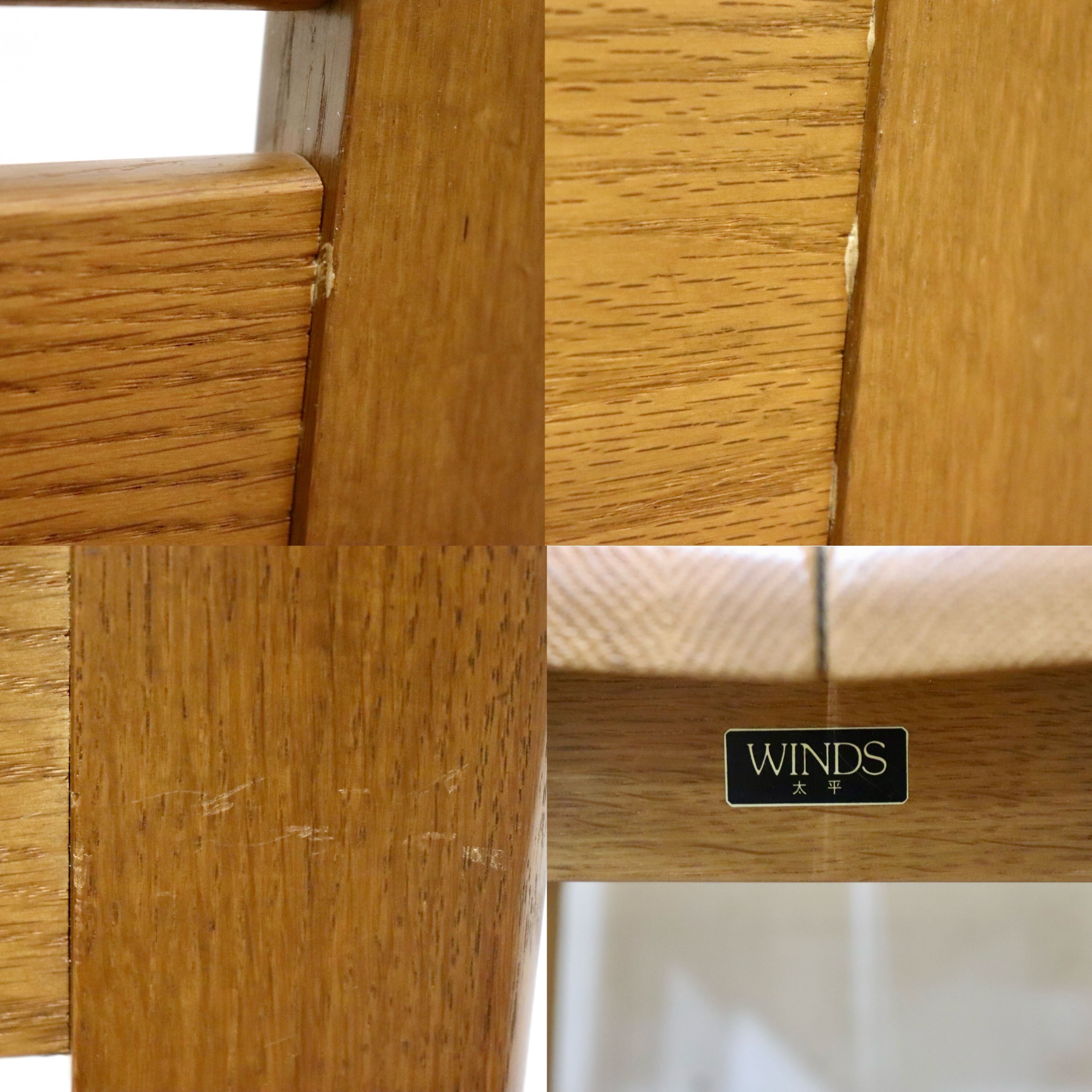 GMHK221C○TAIHEI / 太平産業 WINDS ダイニングチェア 食卓椅子 アームレスチェア オーク材 無垢 ナチュラル モダン カントリー 飛騨家具