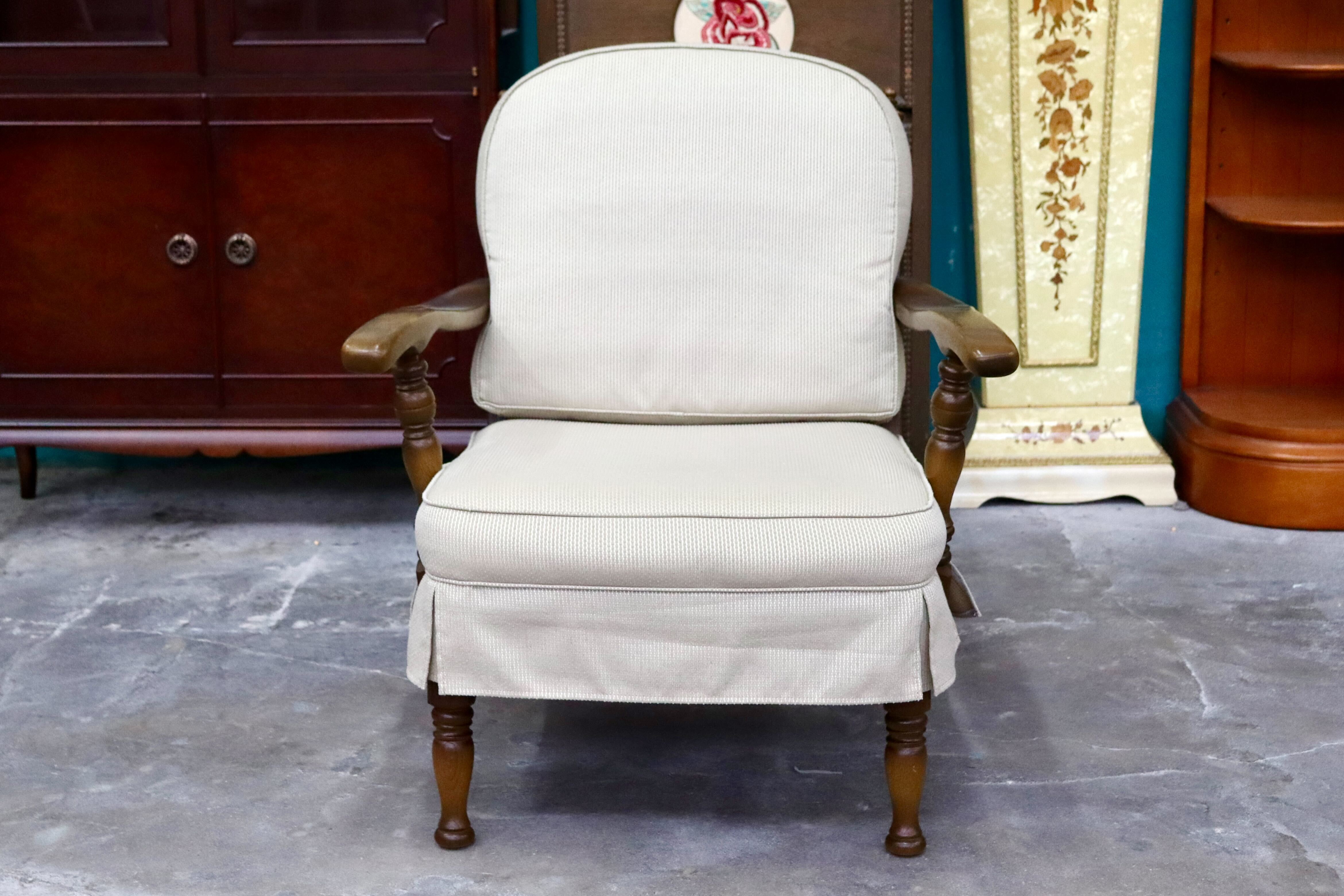 GMIH316A○飛騨産業 / HIDA キツツキ 穂高 1人掛けソファ アームチェア シングルソファ ファブリック カントリー ヴィンテージ