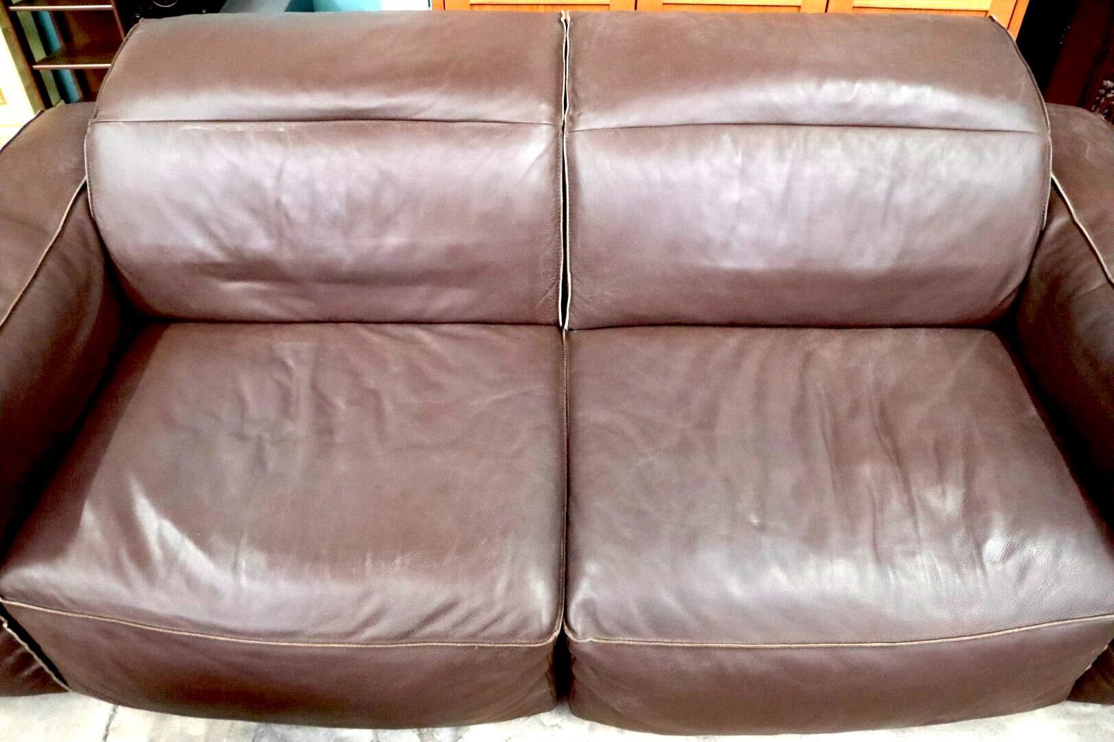 GMIK592A○Seduta d'Arte 2人掛けソファ ラブソファ 背もたれリクライニング オットマン 本革 カジュアル モダン イタリア家具