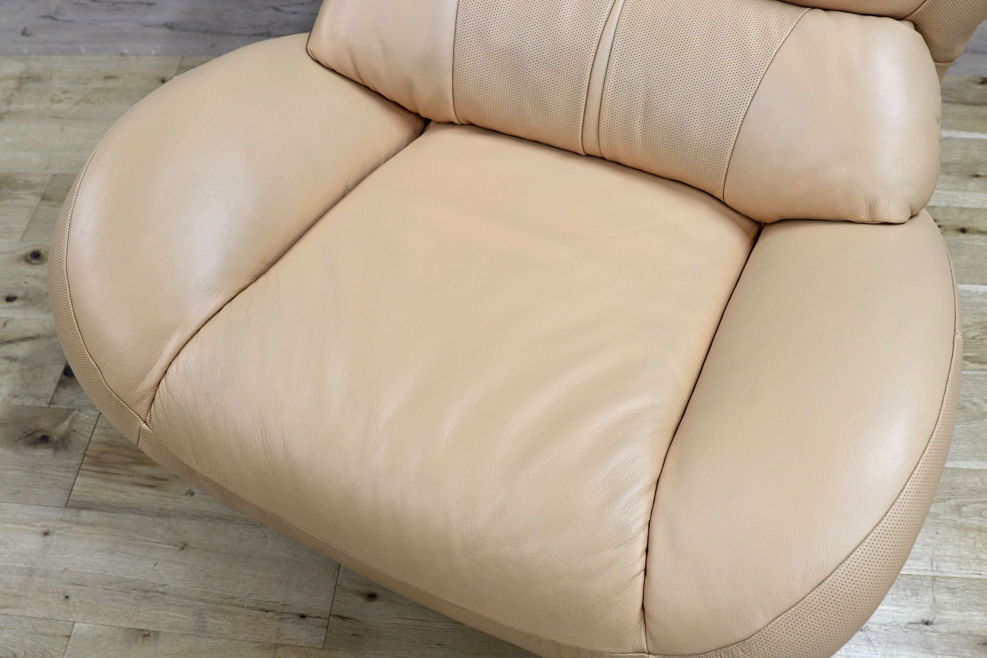 GMGN266A○karimoku / カリモク ZT3557 1人掛けソファ シングルソファ ラウンジチェア 本革 定価約20万 展示品