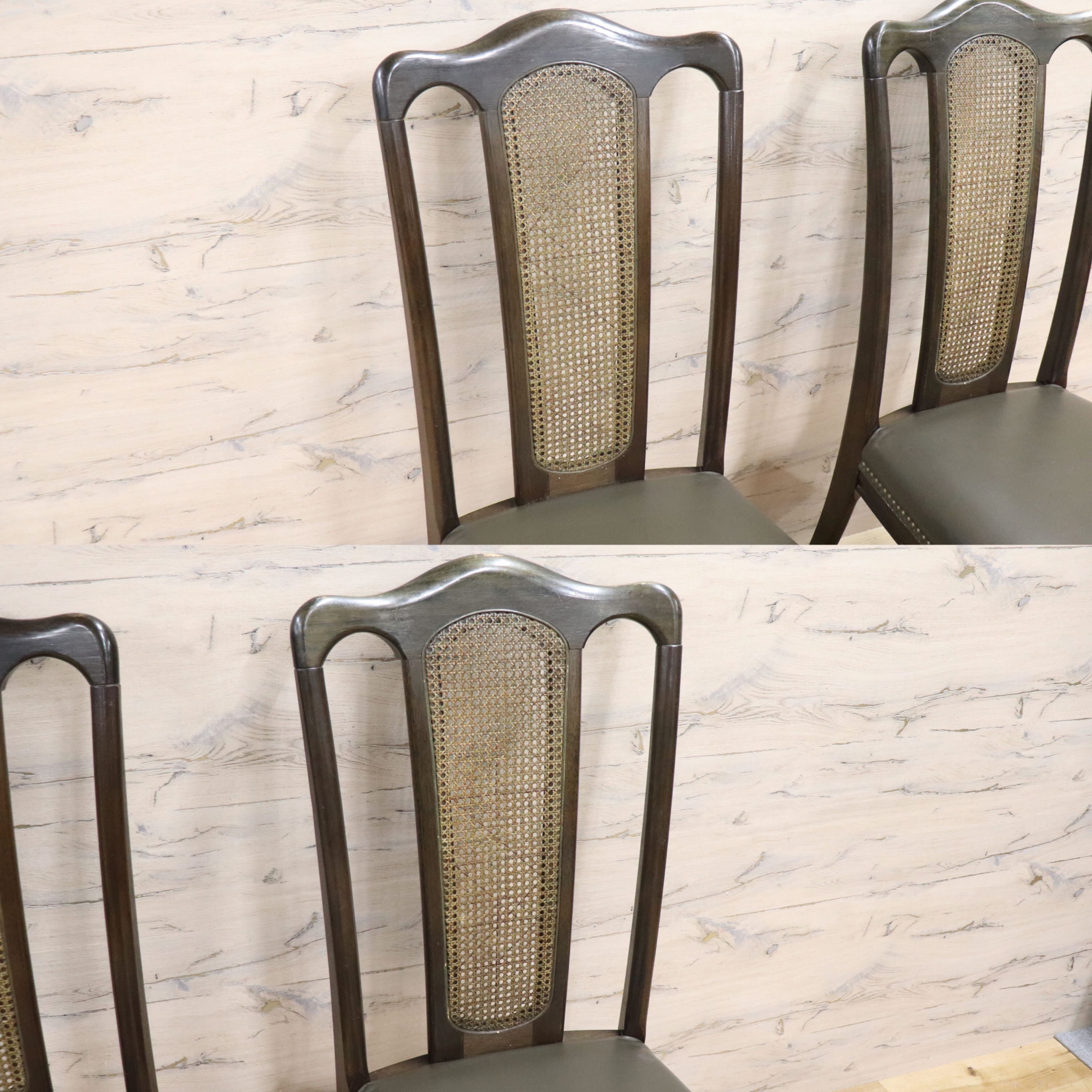 GMGN50C○maruni / マルニ ダイニングチェア 椅子 2脚セット ハイバックチェア 本革 レザー クラシック ヴィンテージ 定価約16万