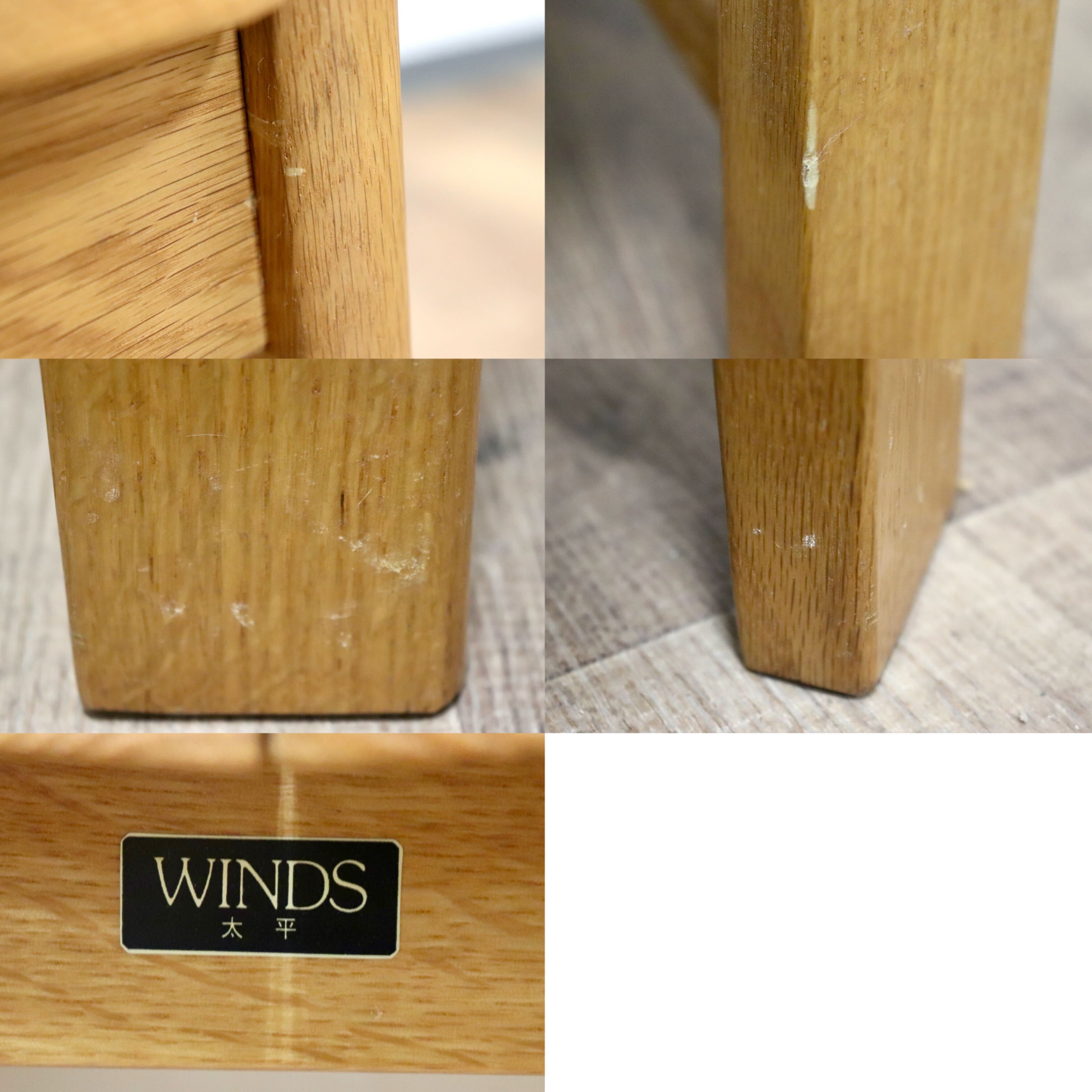 GMHK221F○TAIHEI / 太平産業 WINDS ダイニングチェア 食卓椅子 アームレスチェア オーク材 無垢 ナチュラル モダン カントリー 飛騨家具