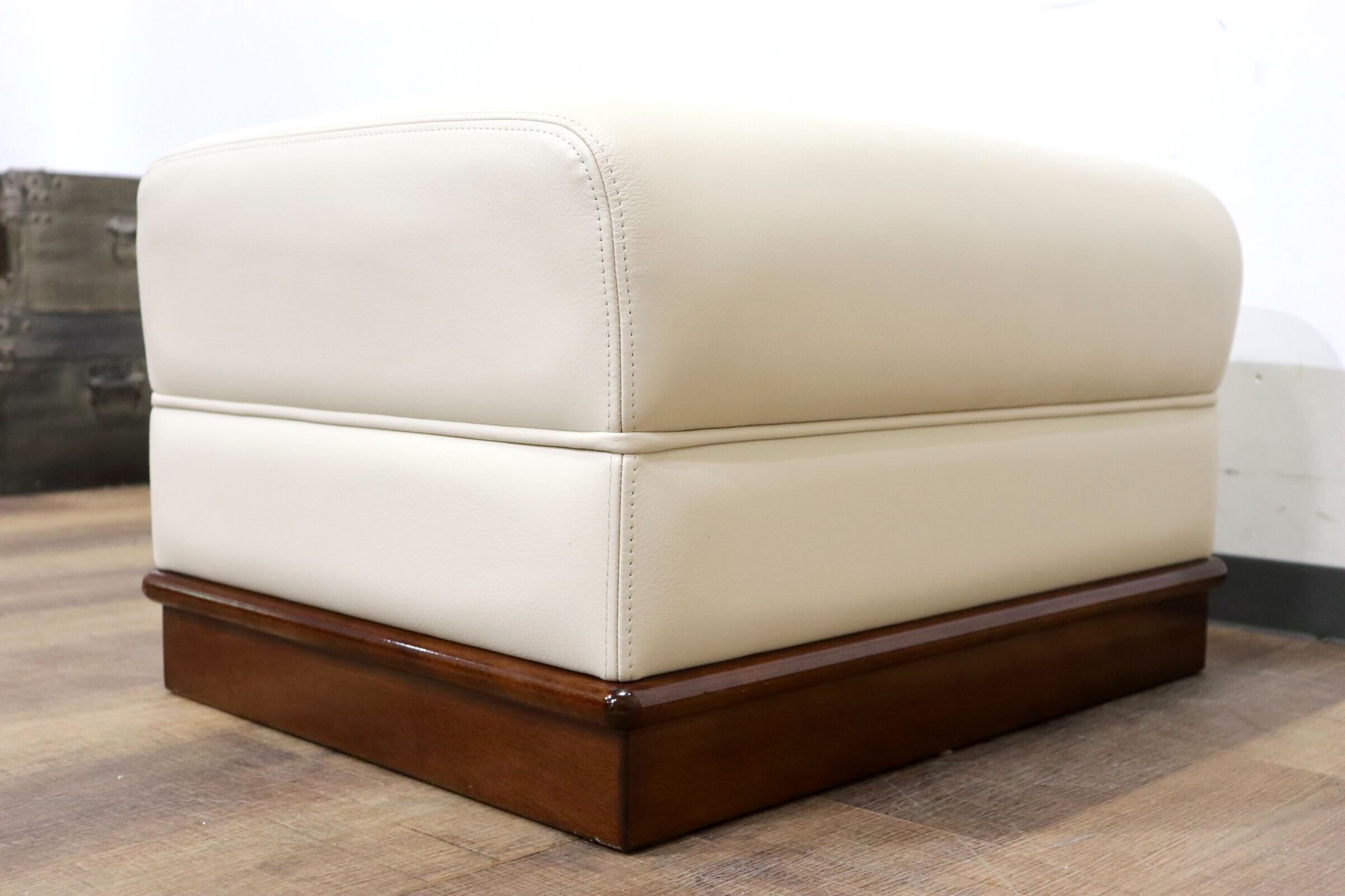 GMHN309C○モリシゲ / MORISHIGE オットマン フットスツール 腰掛け 足置き 本革 モダン クラシック 最高級 IDC大塚家具