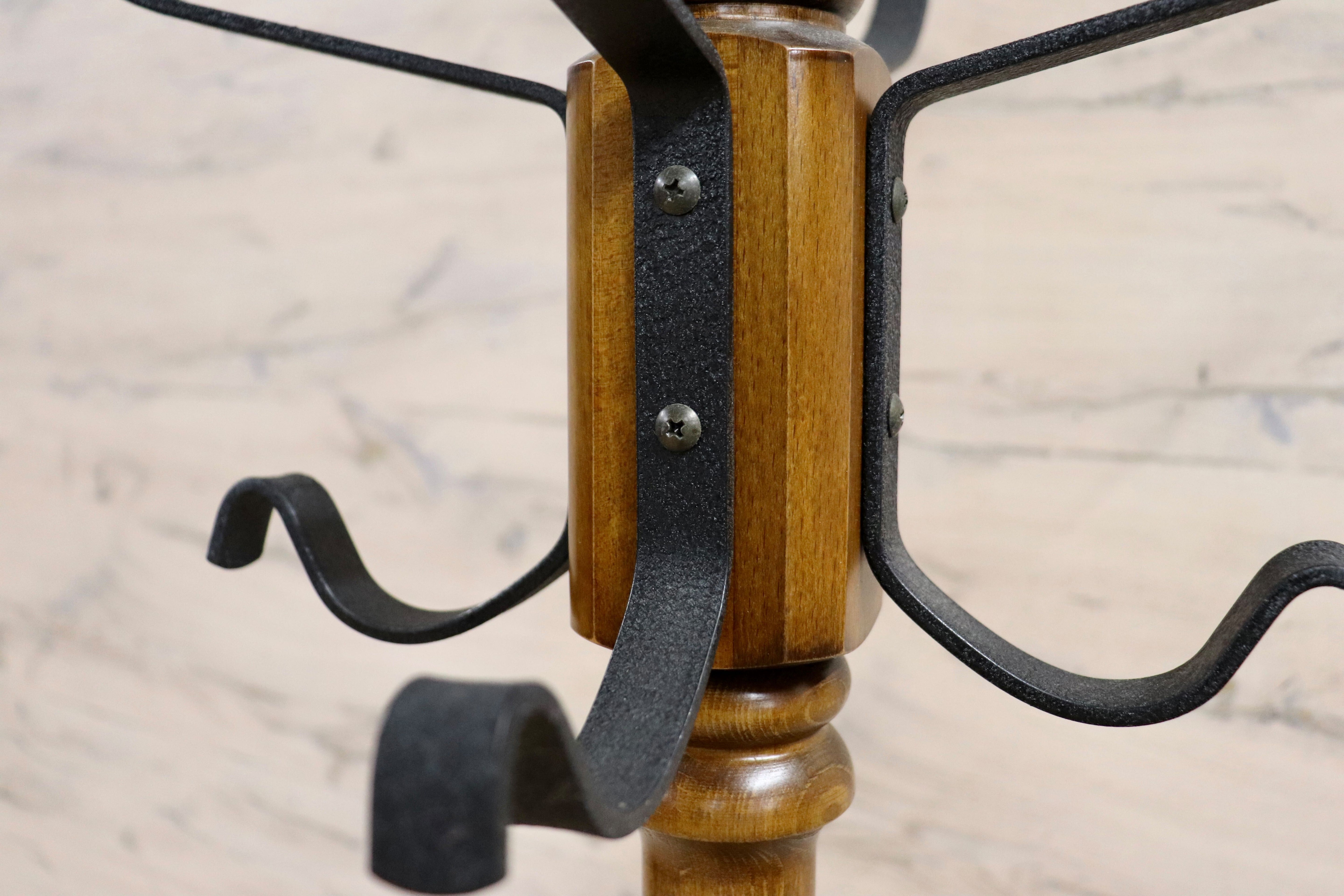 GMHF61○karimoku / カリモク コロニアル コートハンガー ポールハンガー 帽子掛け ハンガーラック ブナ材 国産家具 定価約7.5万