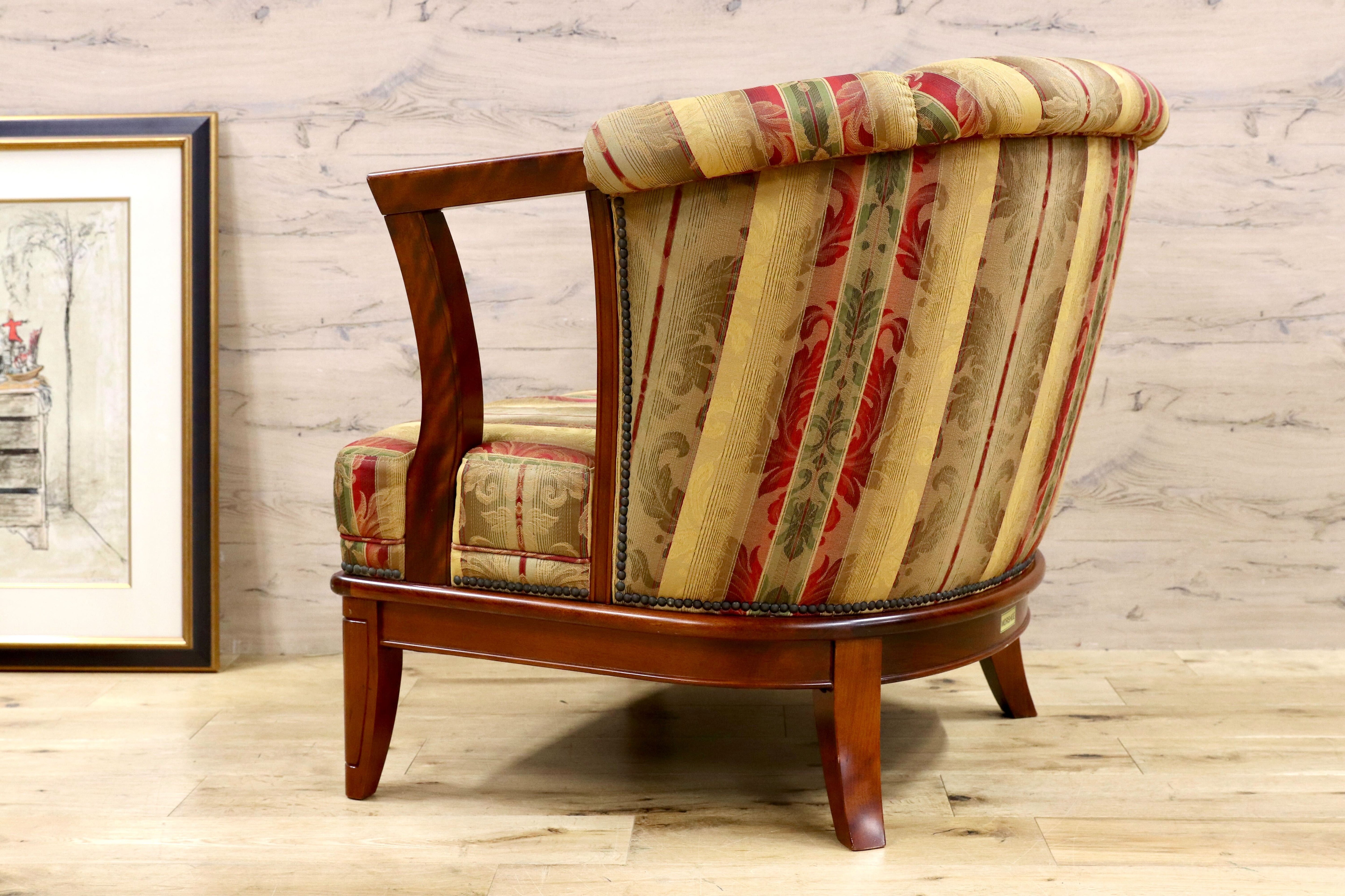 GMHS24B○モリシゲ / MORISHIGE 1人掛けソファ シングルソファ IDC大塚家具 ファブリック クラシック 検)ドレクセル マルニ