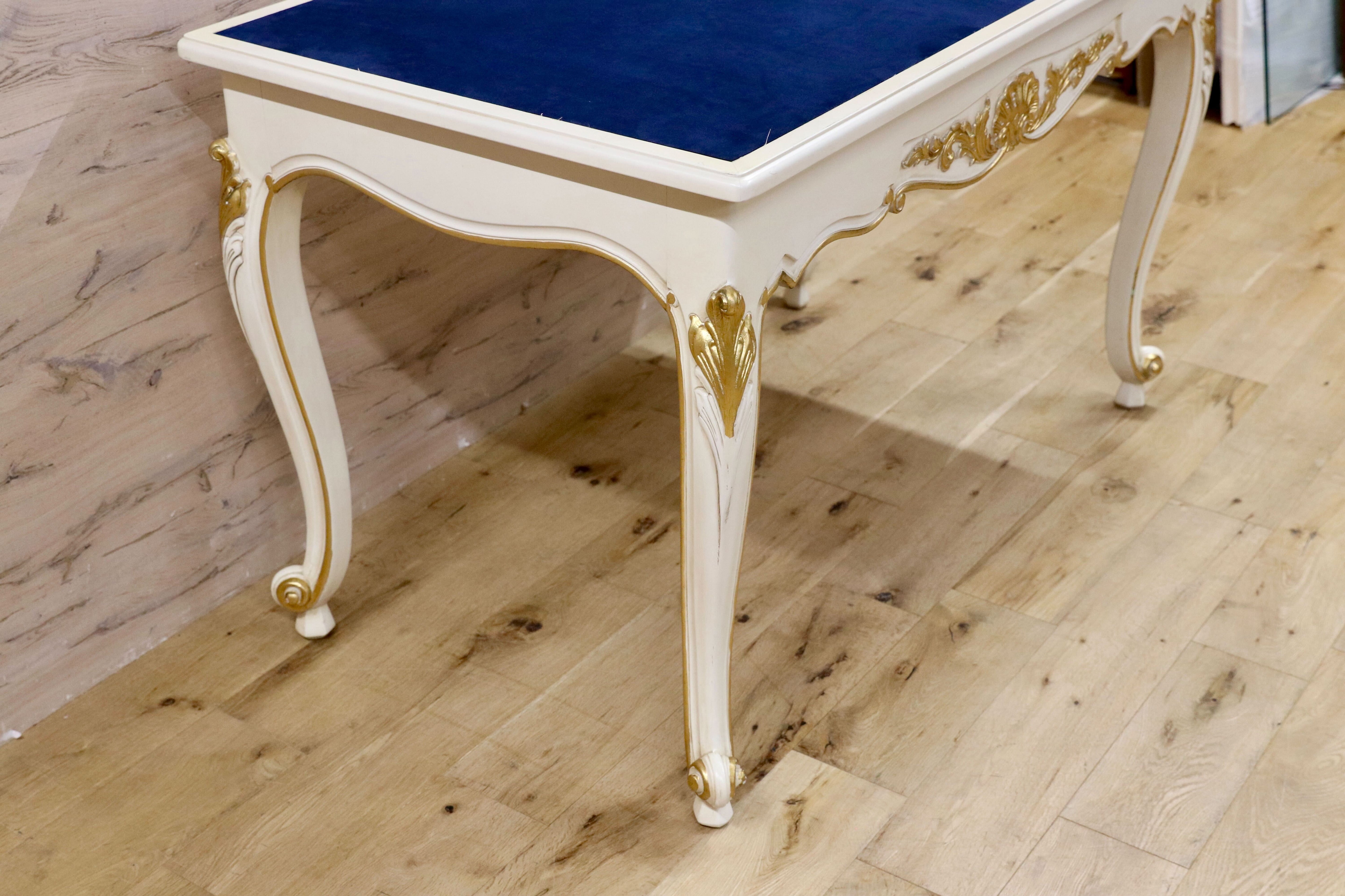 GMIK102A○イタリア クラシック シャビーシック エレガント ロココ調 コンソールテーブル デスク 机 店舗什器 アンティーク調