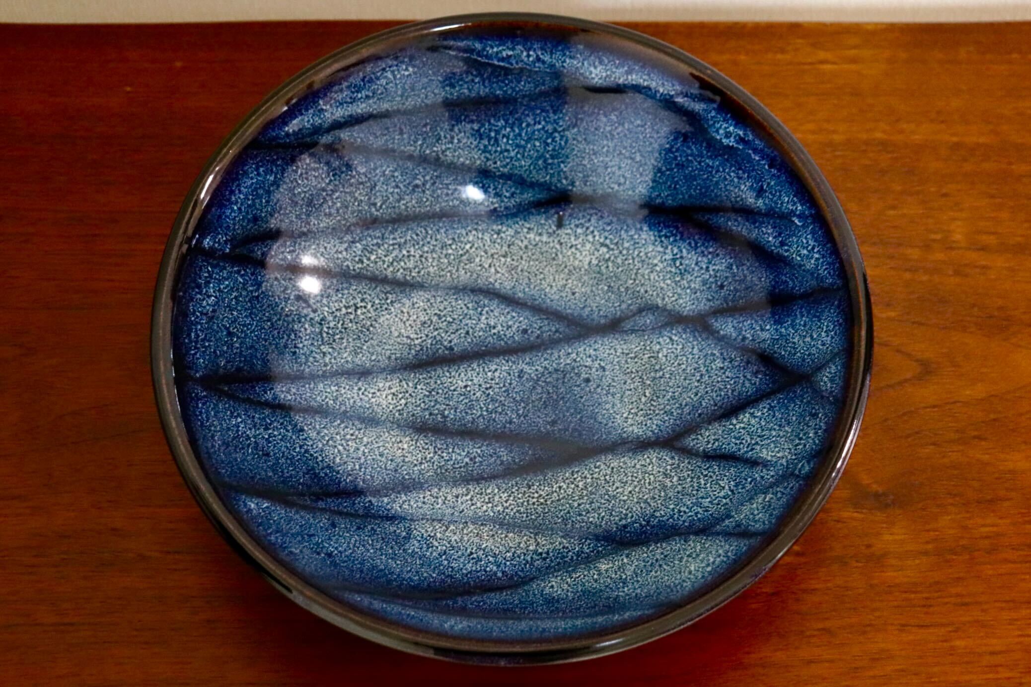 GMIO332○ 陶勝窯 丹波焼 網目丼 市野勝 市野勝磯 陶器 工芸品 丹波篠山 未使用