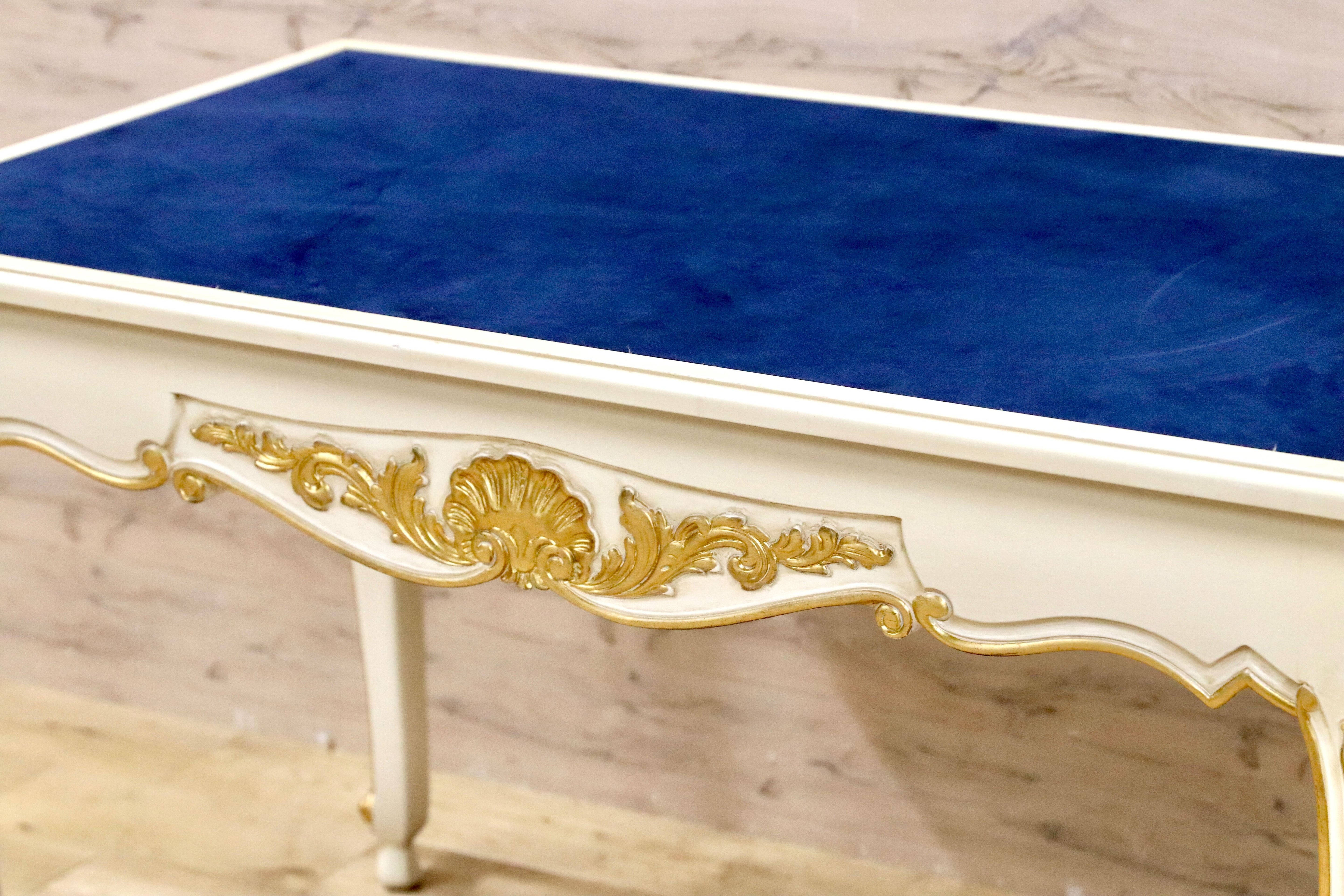 GMIK102B○イタリア クラシック シャビーシック エレガント ロココ調 コンソールテーブル デスク 机 店舗什器 アンティーク調