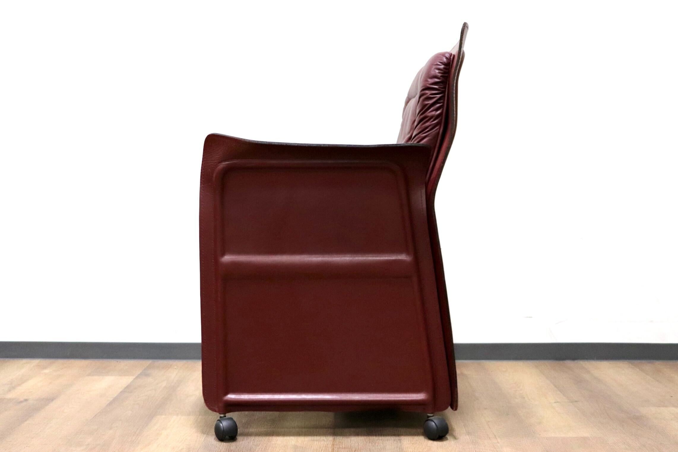 GMGK540D○i4Mariani / クアトロマリアーニ メトーラ イタリア製 ラウンジチェア エグゼクティブチェア 総革 約33万 検)カッシーナ B&B