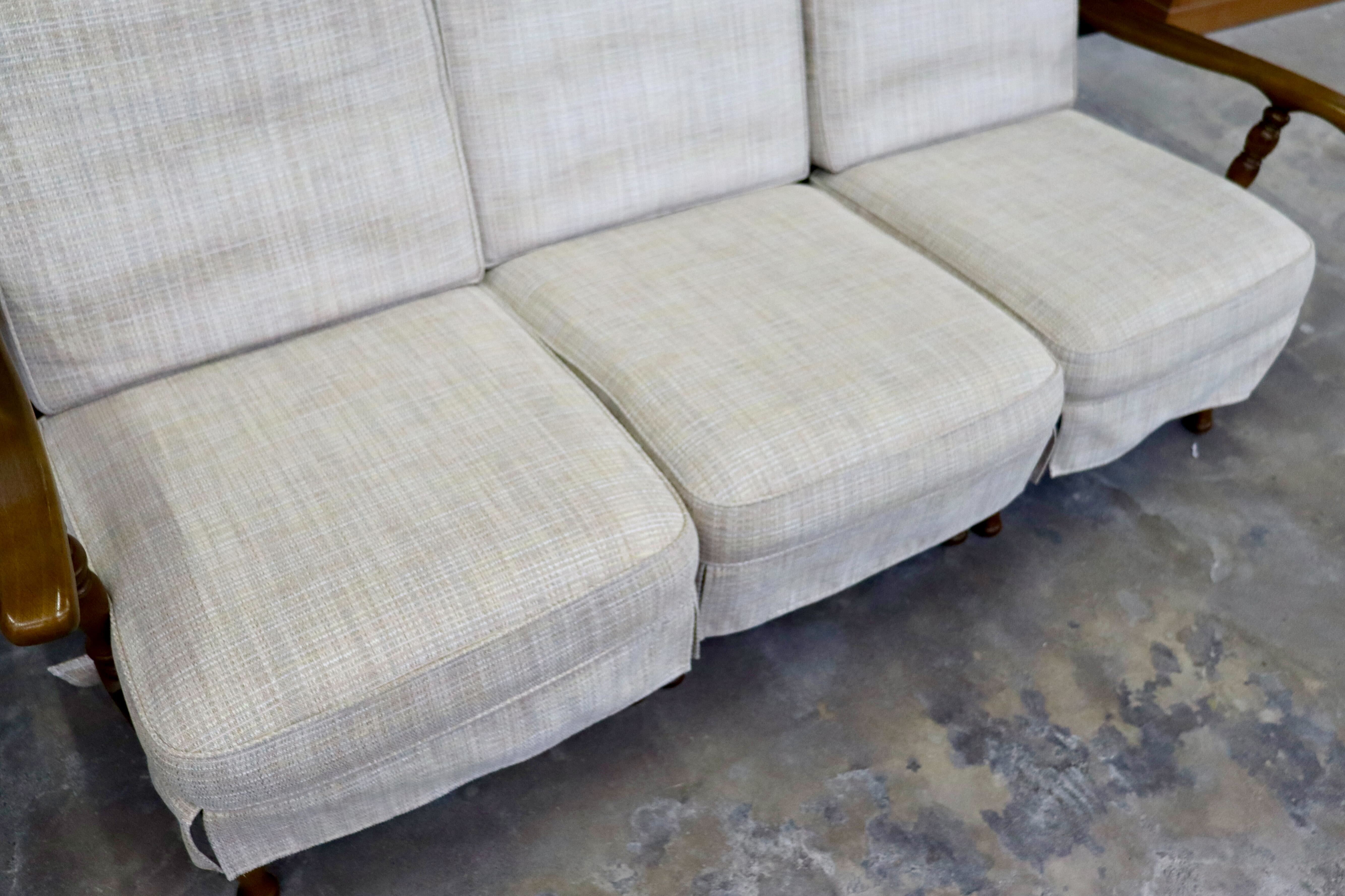 GMIH316○飛騨産業 / HIDA キツツキ 穂高 3人掛けソファ トリプルソファ ファブリック カントリー ヴィンテージ