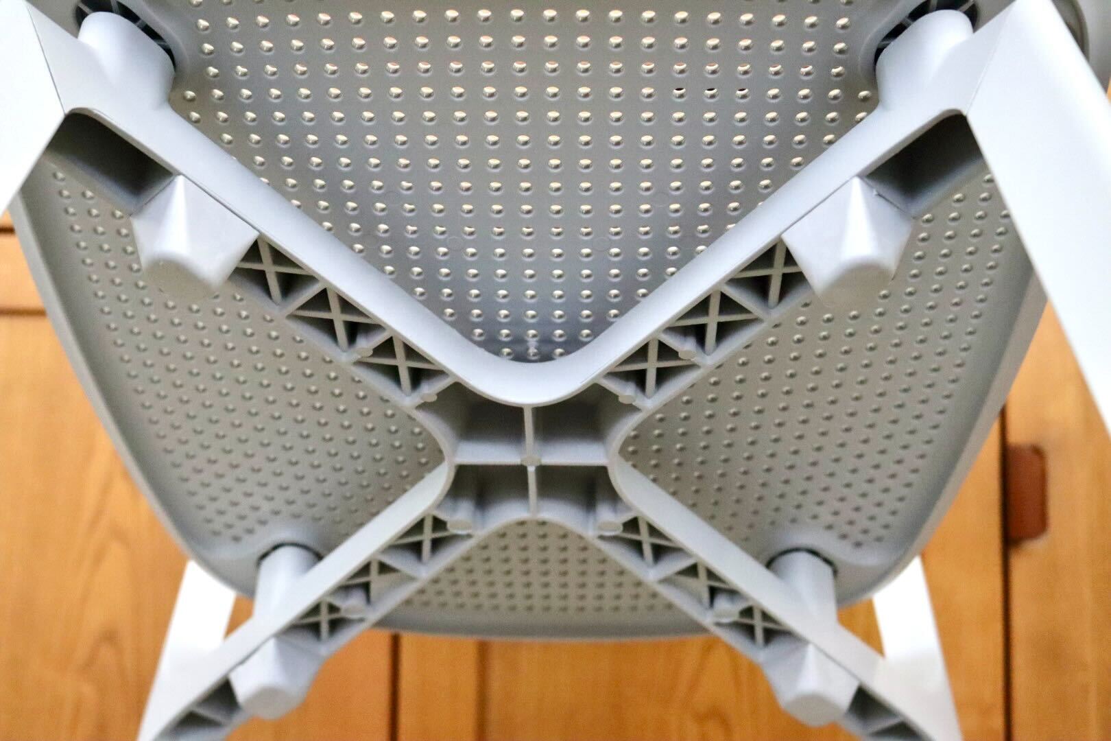 GMIS275D○KRISTALIA / クリスタリア COLANDER ダイニングチェア 椅子 2脚セット スタッキング モダン イタリア グレー 展示品 定価約10万