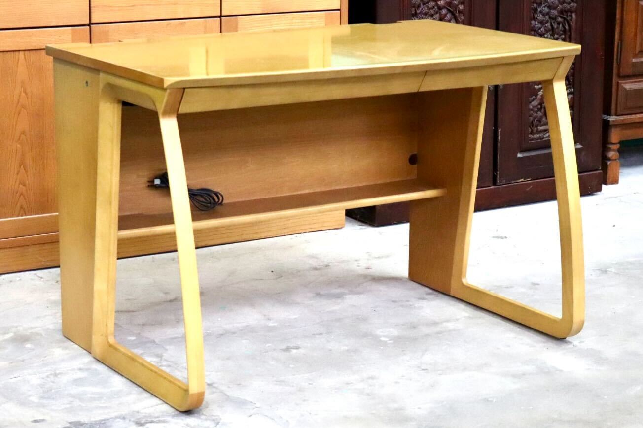 GMIH324○karimoku / カリモク 勉強机 学習机 パソコンデスク 作業台 机 デスク 書斎机 テーブル 引き出し 国産家具