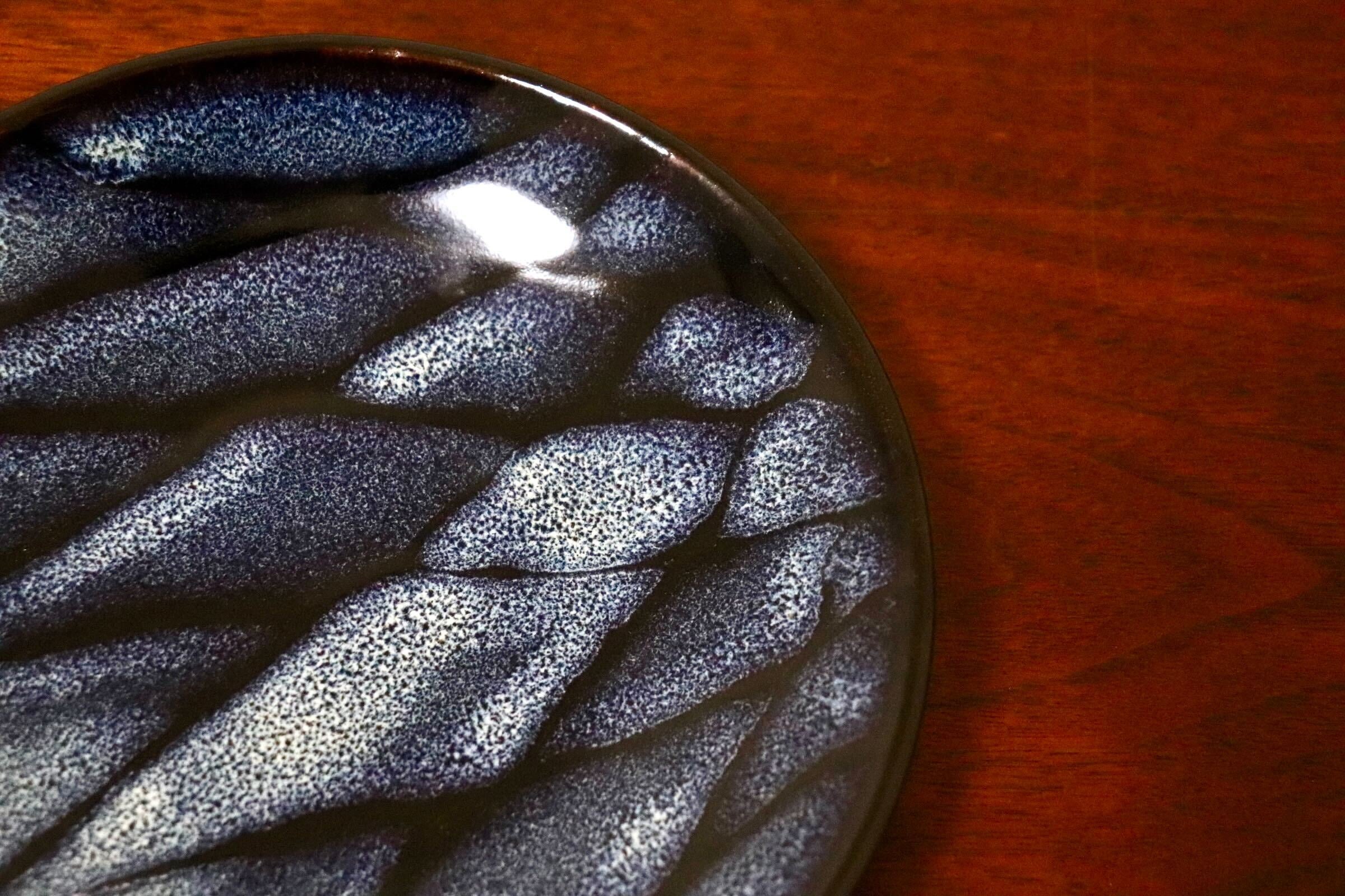 GMIO329A○陶勝窯 丹波焼 網目皿5寸 市野勝 市野勝磯 陶器 工芸品 丹波篠山 未使用