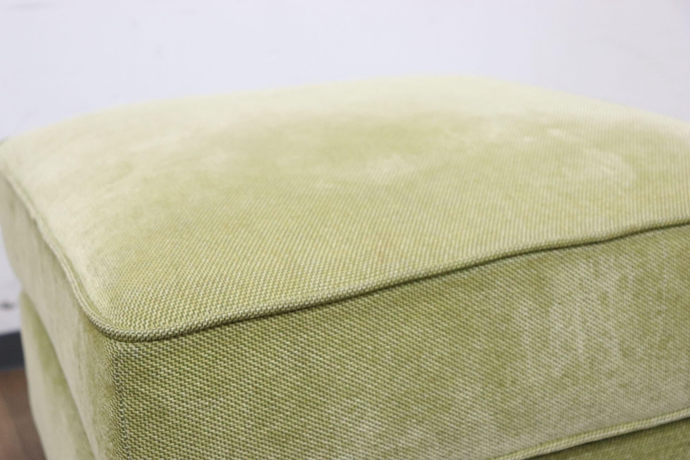 GMHN312○Crastina / クラスティーナ ULTIMA ウルティマ オットマン フットスツール ファブリック モダン 定価約4.7万 モデルルーム展示品