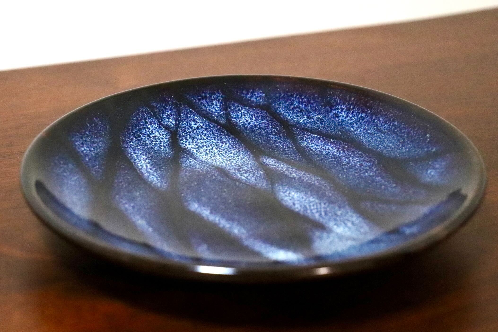 GMIO329B○陶勝窯 丹波焼 網目皿5寸 市野勝 市野勝磯 陶器 工芸品 丹波篠山 未使用