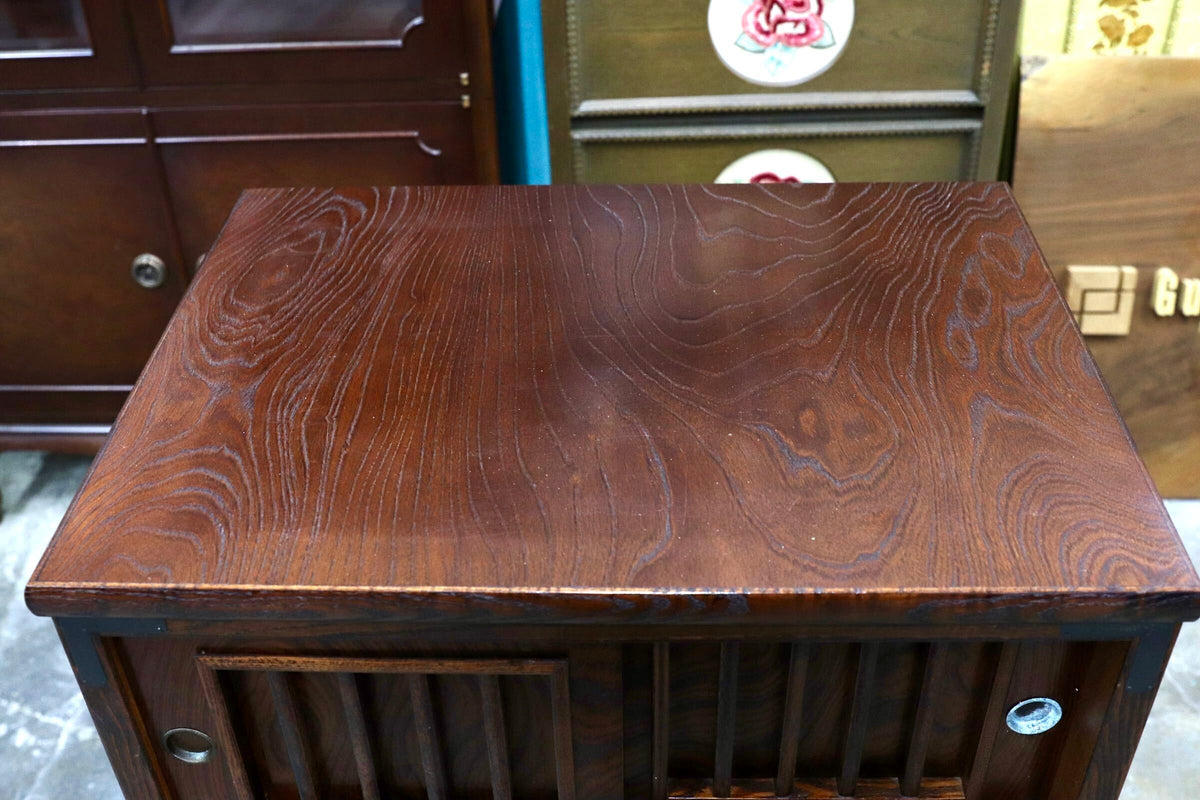 GMJS232○時代箪笥 昭和期 帳場箪笥型 小箪笥 民芸箪笥 天然木 和家具 古民家 和モダン ヴィンテージ 昭和レトロ