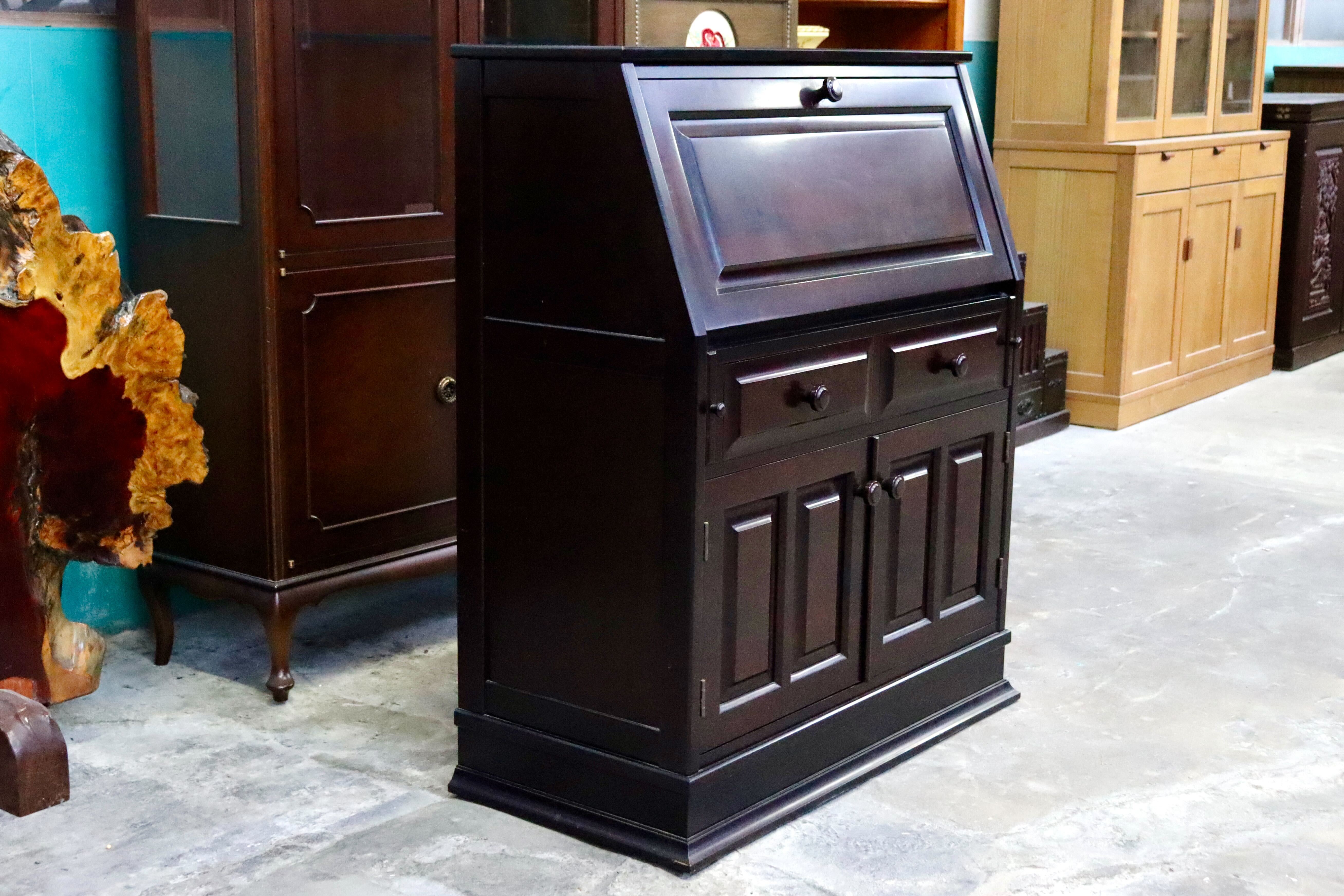 GMIS363○ライティングビューロー デスク 化粧台 書斎机 学習机 クラシック モダン レトロ 古民家 和家具 家具のいまだ