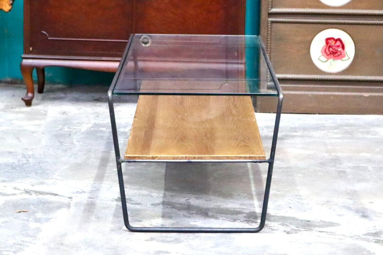 GMIH405○a.depeche / アデペシュ socph ソコフ センターテーブル ローテーブル 机 スチールフレーム ガラス リビング モダン