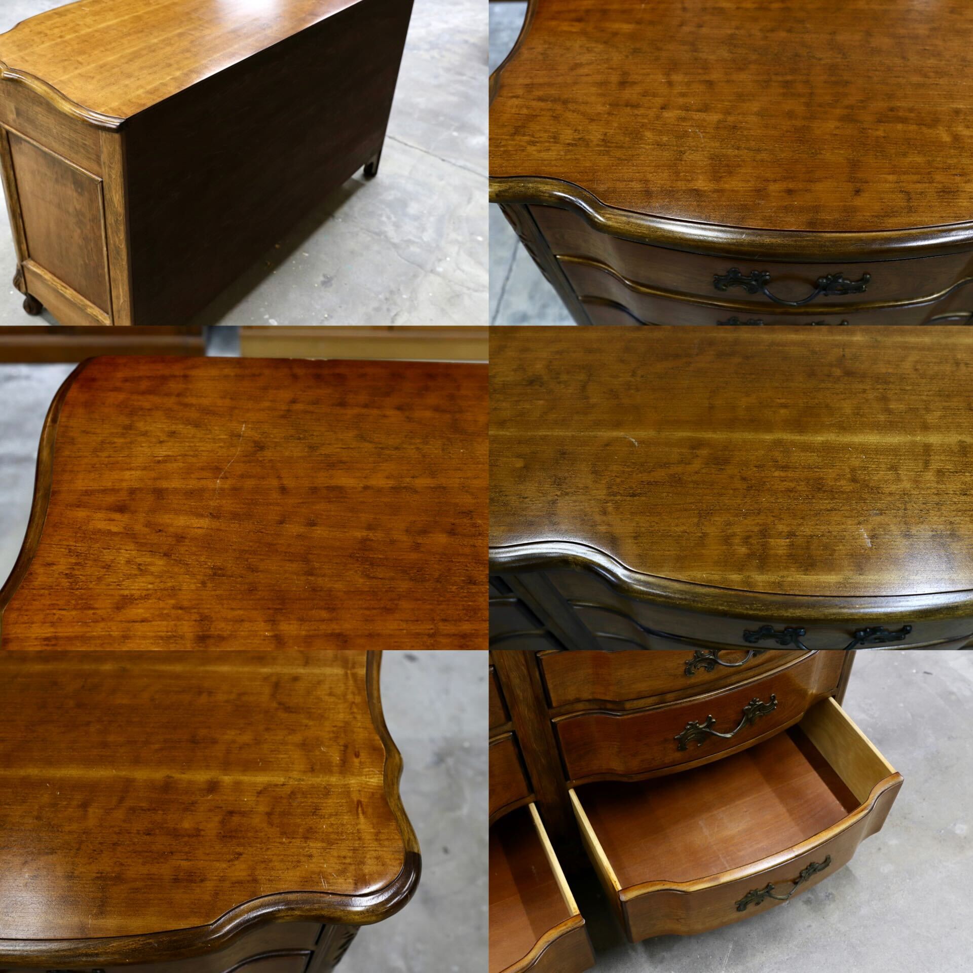 GMIK163○KENT-COFFEY ラウンドシェイプ ローチェスト チェスト 収納家具 サイドボード リビングボード 輸入家具 アンティーク クラシック