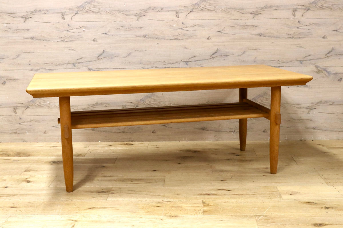 GMJH316○日進木工 / nissin リビングテーブル センターテーブル オーク材 北欧スタイル 飛騨家具 国産家具 ヴィンテージ ナチュラル