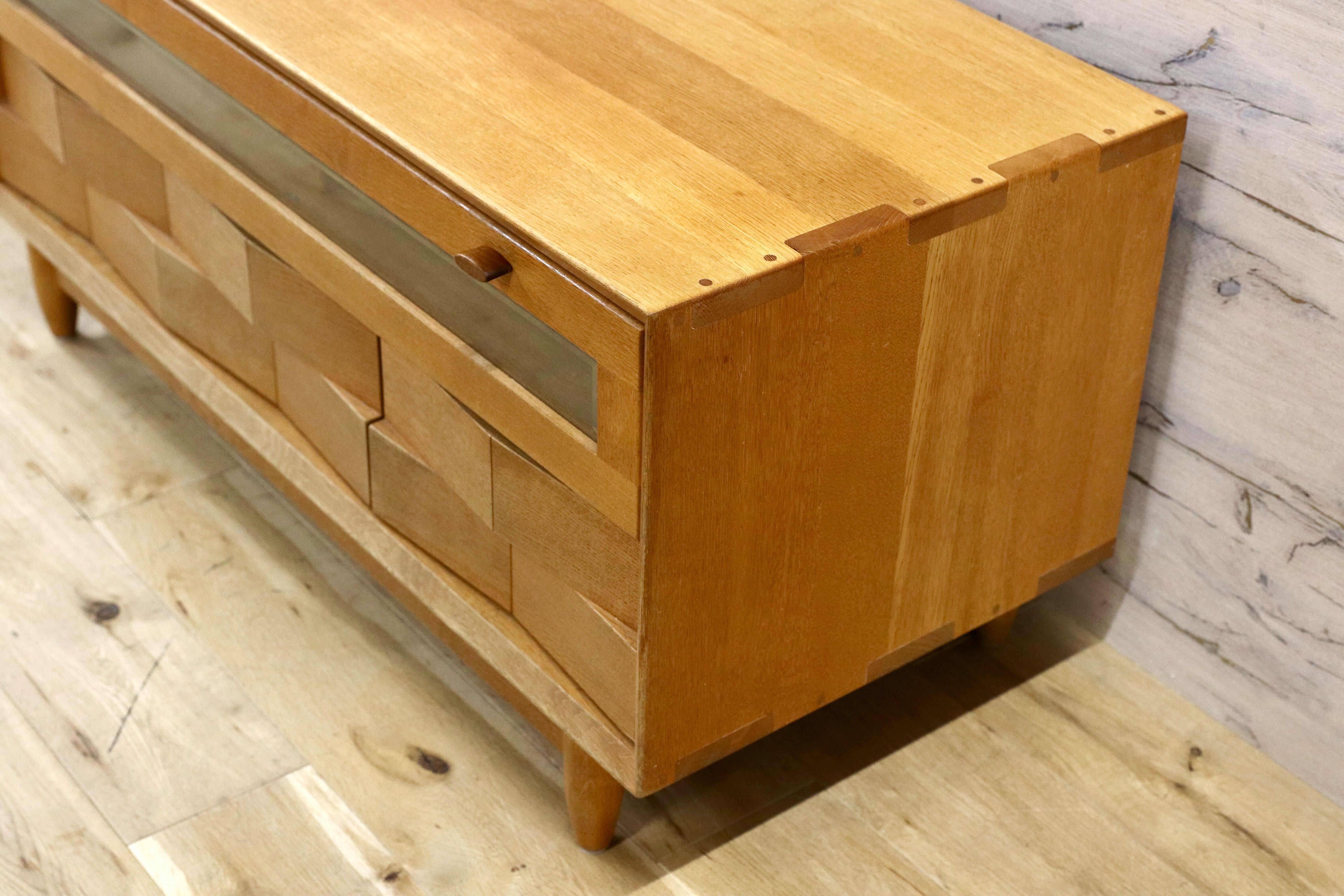 GMIH127○久和屋 / KUWAYA スカンディック SCANDECK AVボード 105 ナラ無垢材 北欧スタイル 国産 検)アクタス