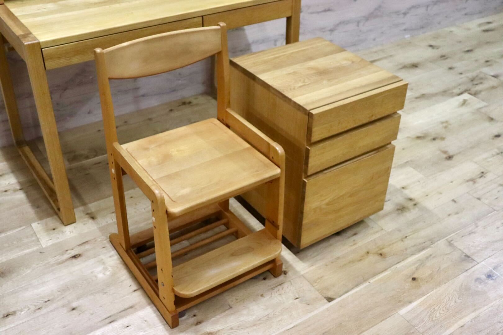 GMIH190○ACTUS / アクタス FOPPISH フォピッシュ 学習机 勉強机 デスクセット ナチュラル オーク材