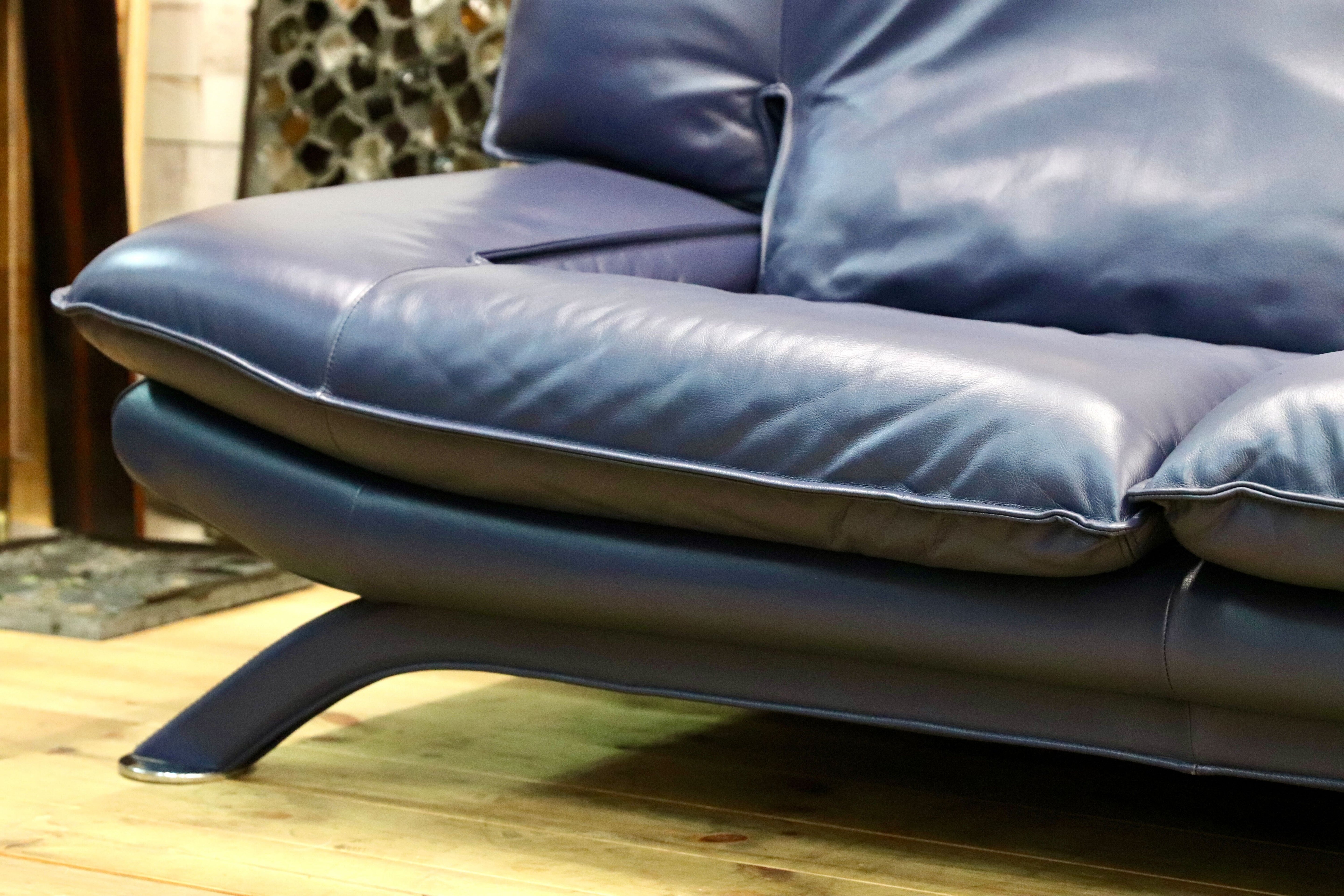 GMIS276B○NICOLETTI / ニコレッティ Dream 3人掛けソファ トリプルソファ イタリアモダン 約63万 本革 レザー