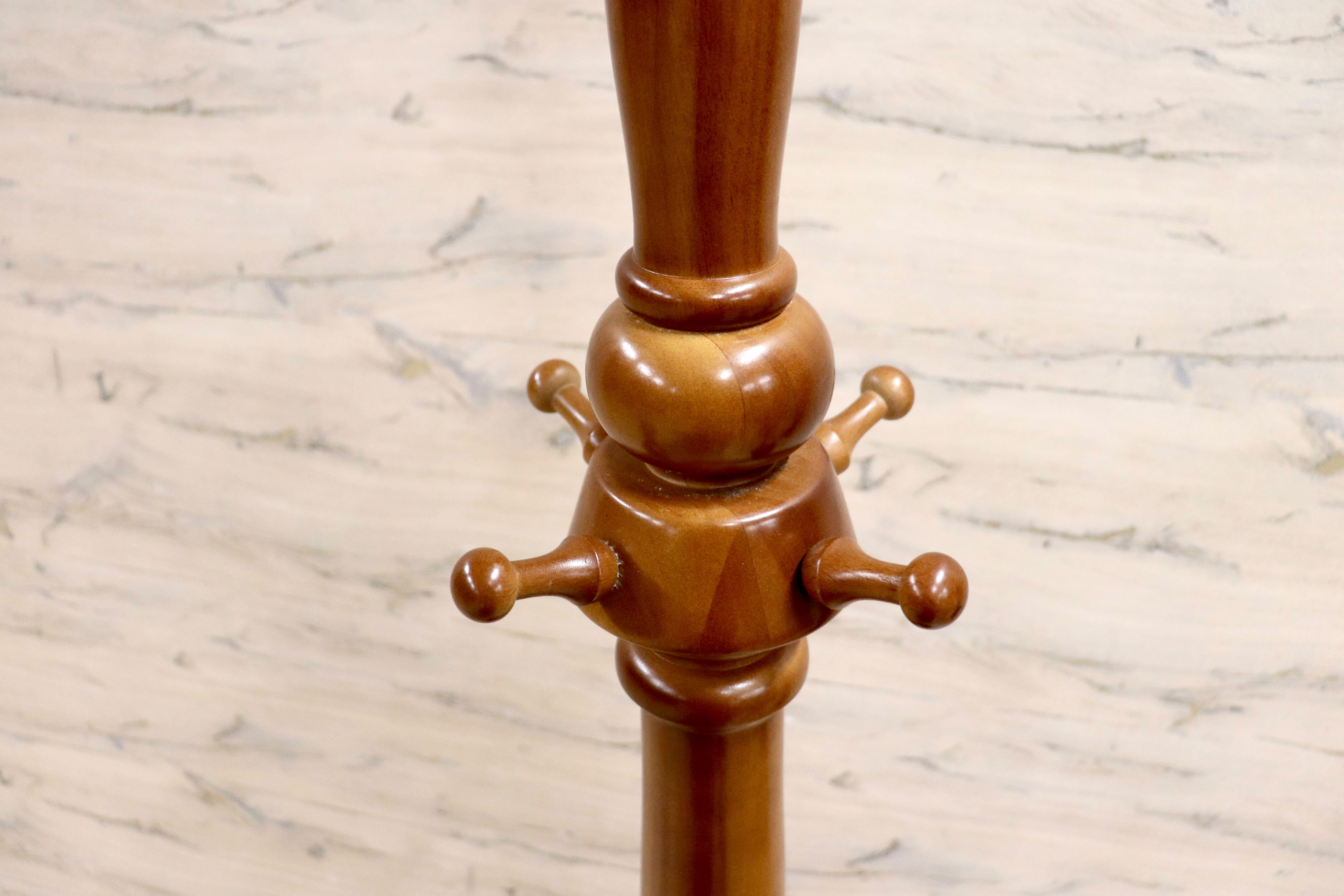 GMHK654○karimoku / カリモク コロニアル コートハンガー ポールハンガー 帽子掛け ハンガーラック カントリー レトロ 国産家具