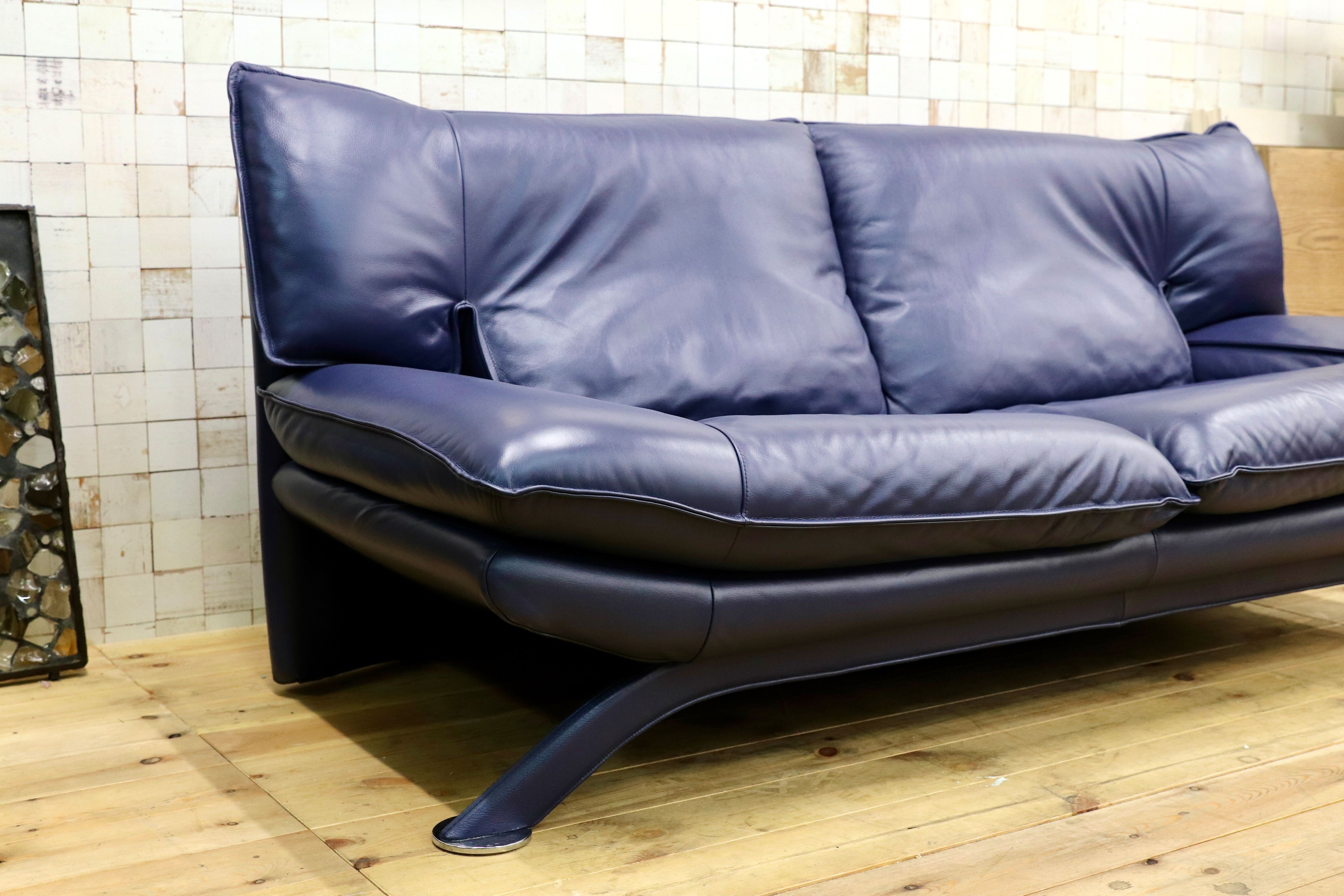 GMIS276B○NICOLETTI / ニコレッティ Dream 3人掛けソファ トリプルソファ イタリアモダン 約63万 本革 レザー