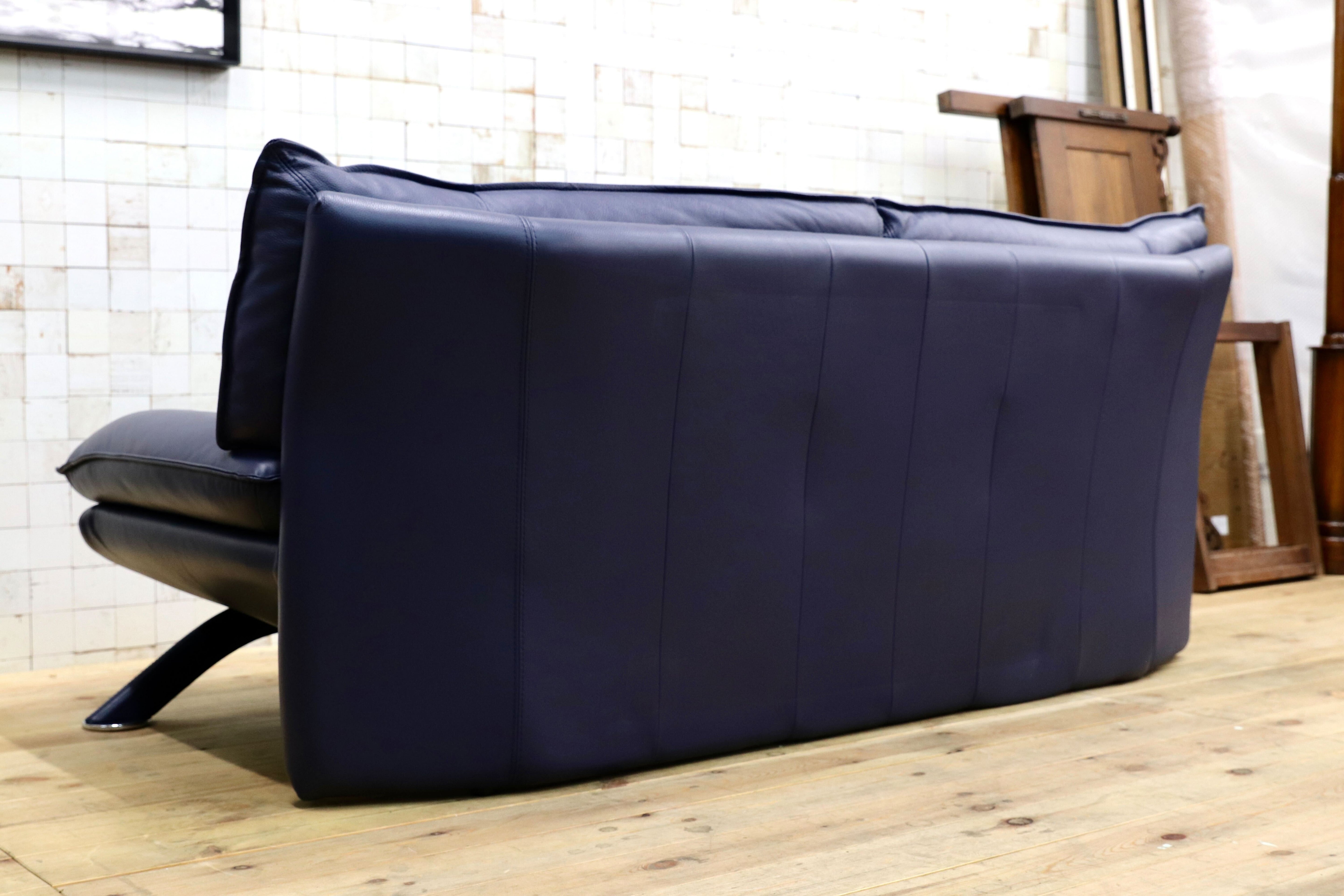 GMIS276B○NICOLETTI / ニコレッティ Dream 3人掛けソファ トリプルソファ イタリアモダン 約63万 本革 レザー