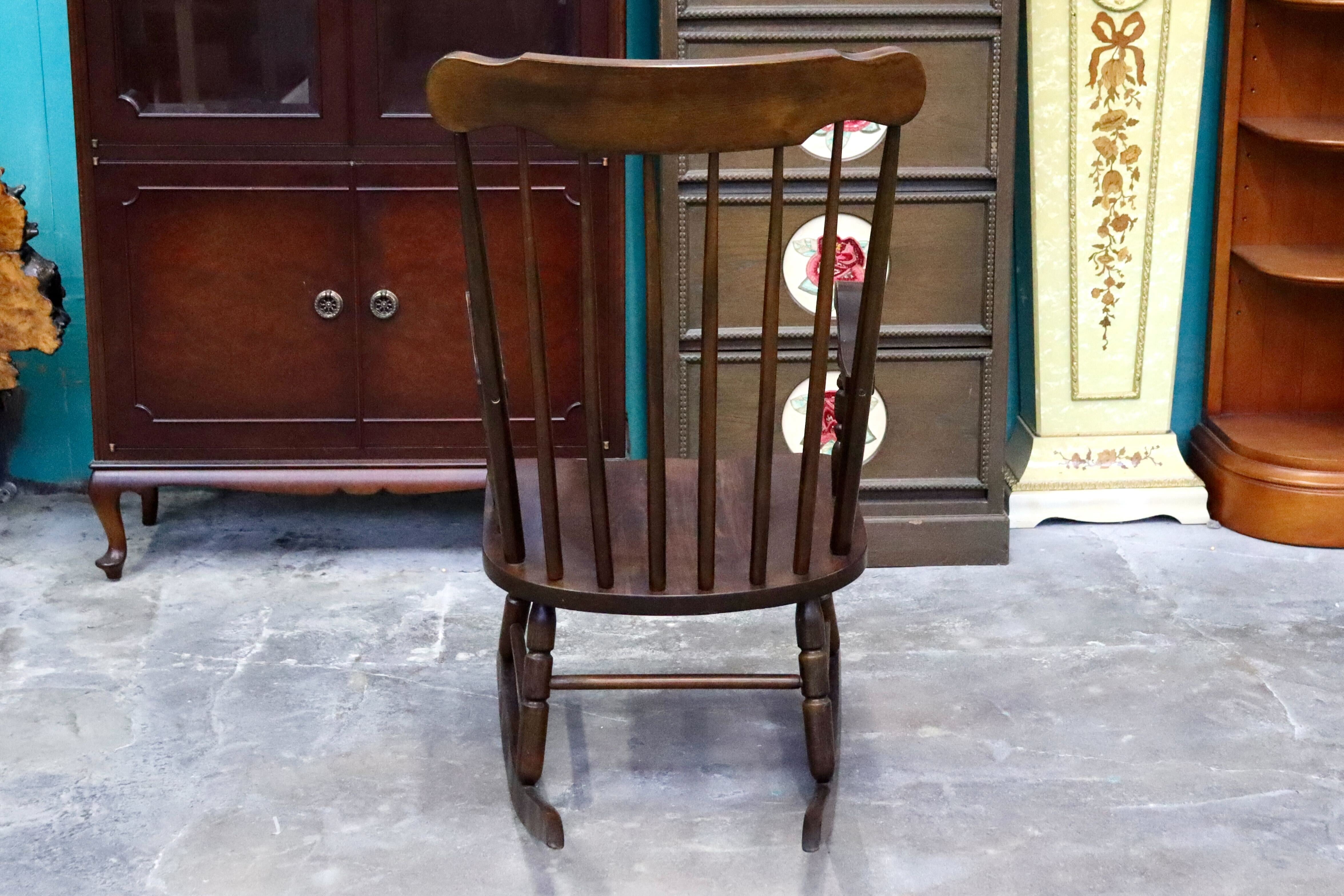 GMIS384○飛騨家具 ロッキングチェア アームチェア 揺り椅子 レトロ カントリー 古民家 ビンテージ アンティーク