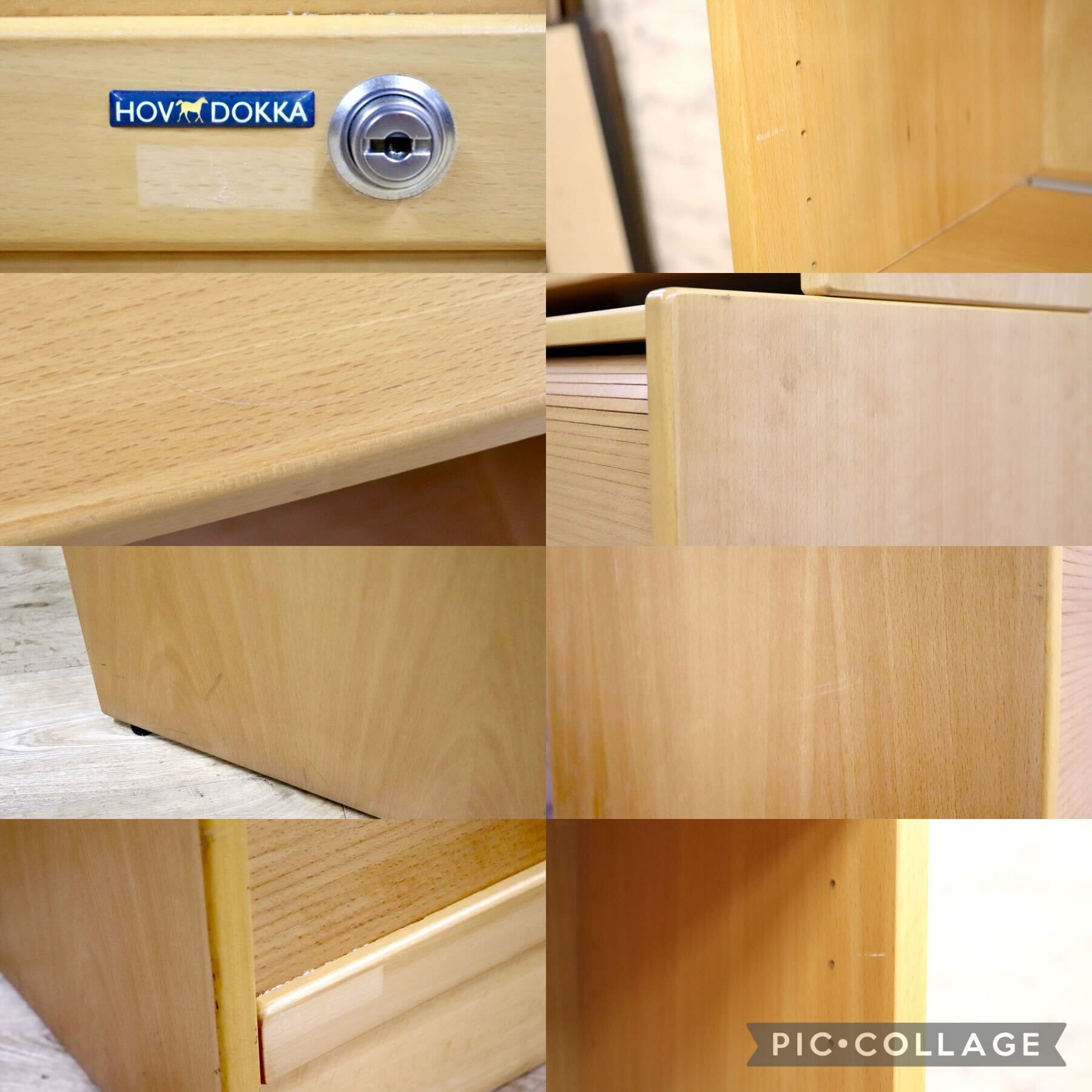 GMHH94A○HOV DOKKA / ホブドッカ キャビネット ロールアップ 型 蛇腹 収納棚 オフィス 什器 北欧 ノルウェー ナチュラル 北欧ヴィンテージ